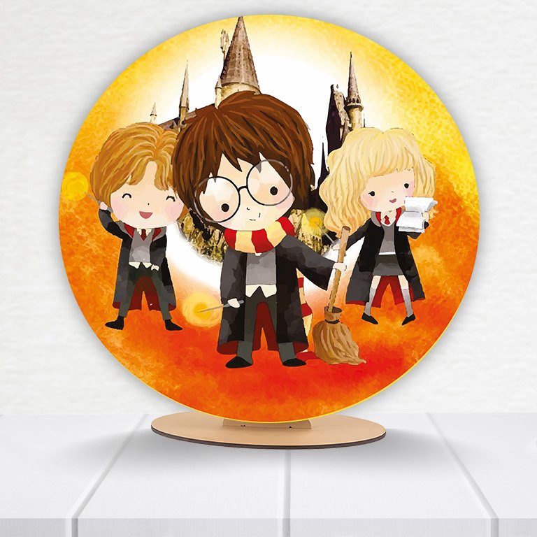 Painel Redondo Harry Potter 50x50cm  PAINEL053 - Imagem 7