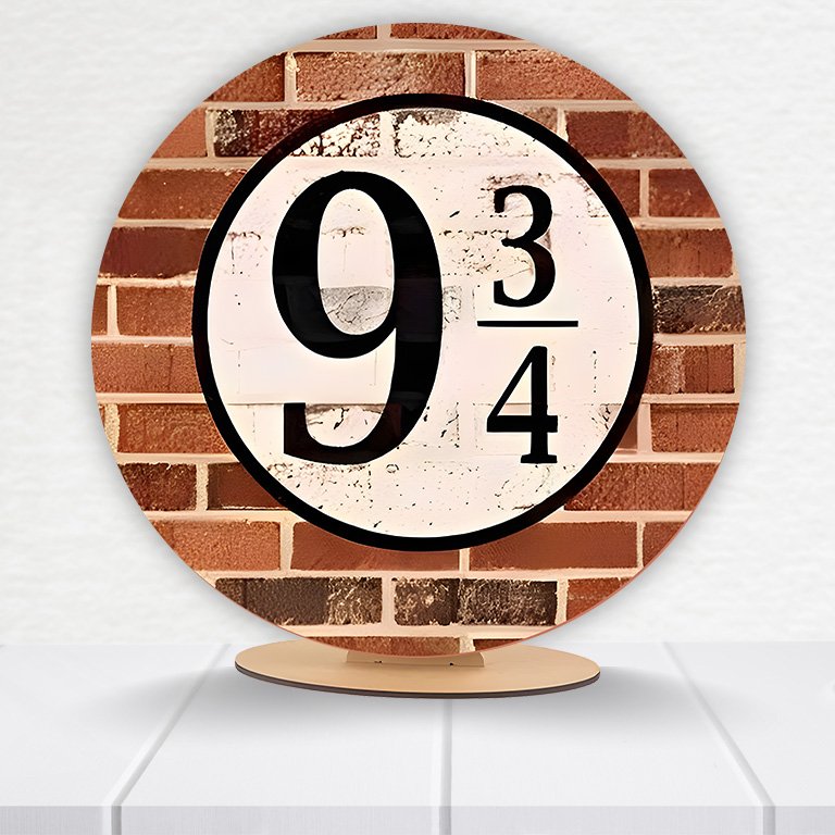 Painel Redondo Harry Potter 50x50cm  PAINEL053 - Imagem 6