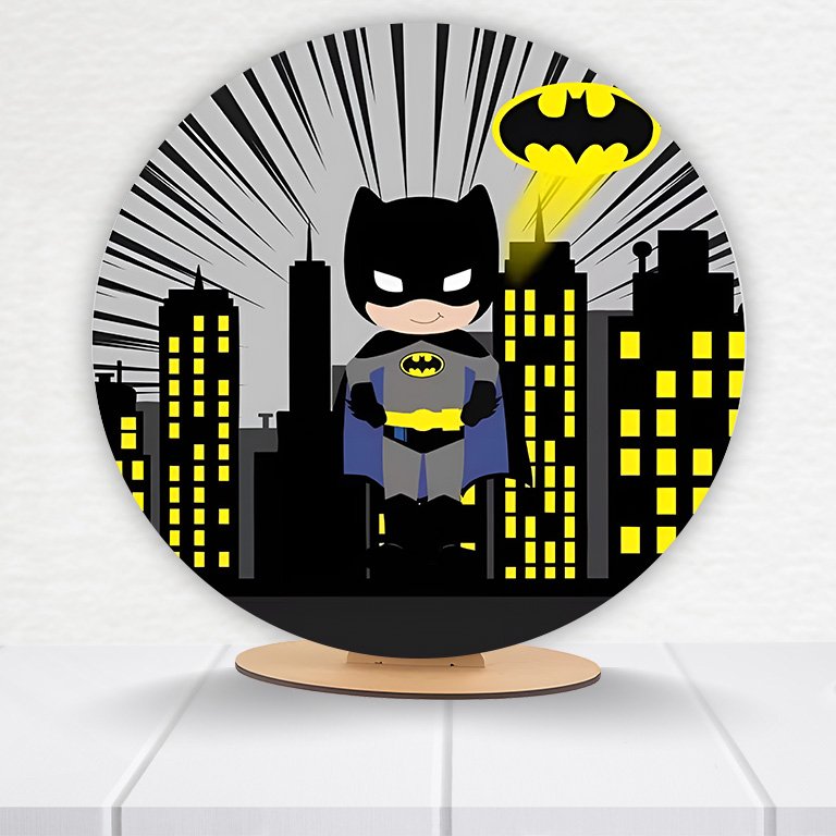Painel Redondo Batman 50x50cm  PAINEL169 - Imagem 10
