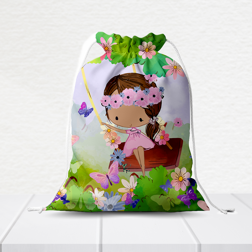 Sacolinha Personalizada Jardim Encantado 20Cm X 15Cm  SACOLI294