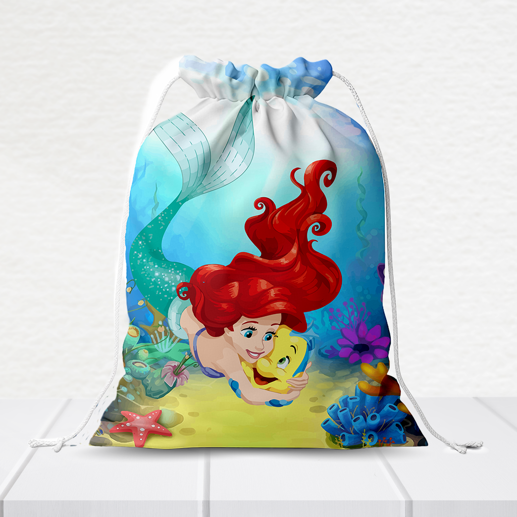 Sacolinha Personalizada Pequena Sereia 20Cm X 15Cm - Imagem 2