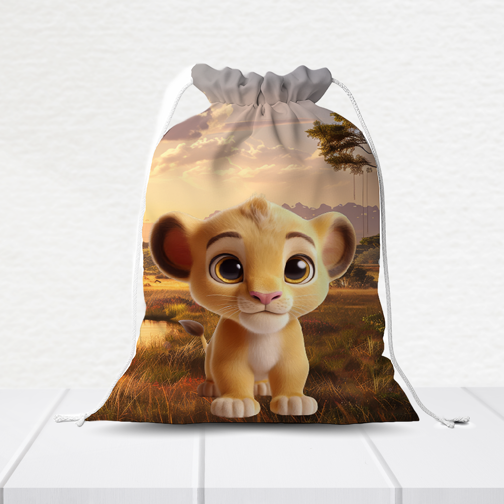 Sacolinha Personalizada Rei Leão 20Cm X 15Cm  SACOLI987