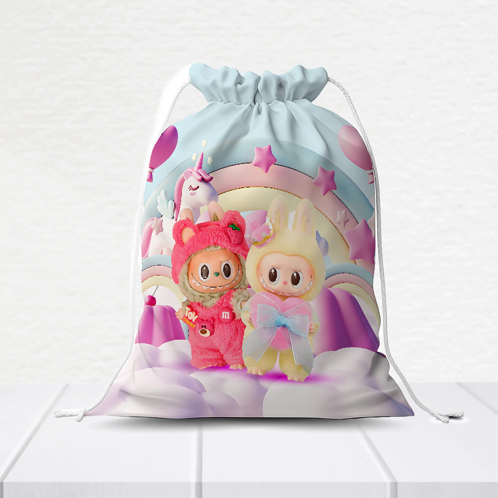 Sacolinha Personalizada Labubu 20Cm X 15Cm  SACOLI504