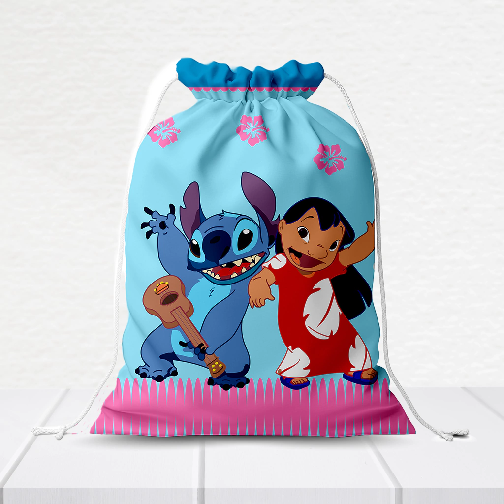 Sacolinha Personalizada Lilo & Stitch 20Cm X 15Cm - Imagem 2