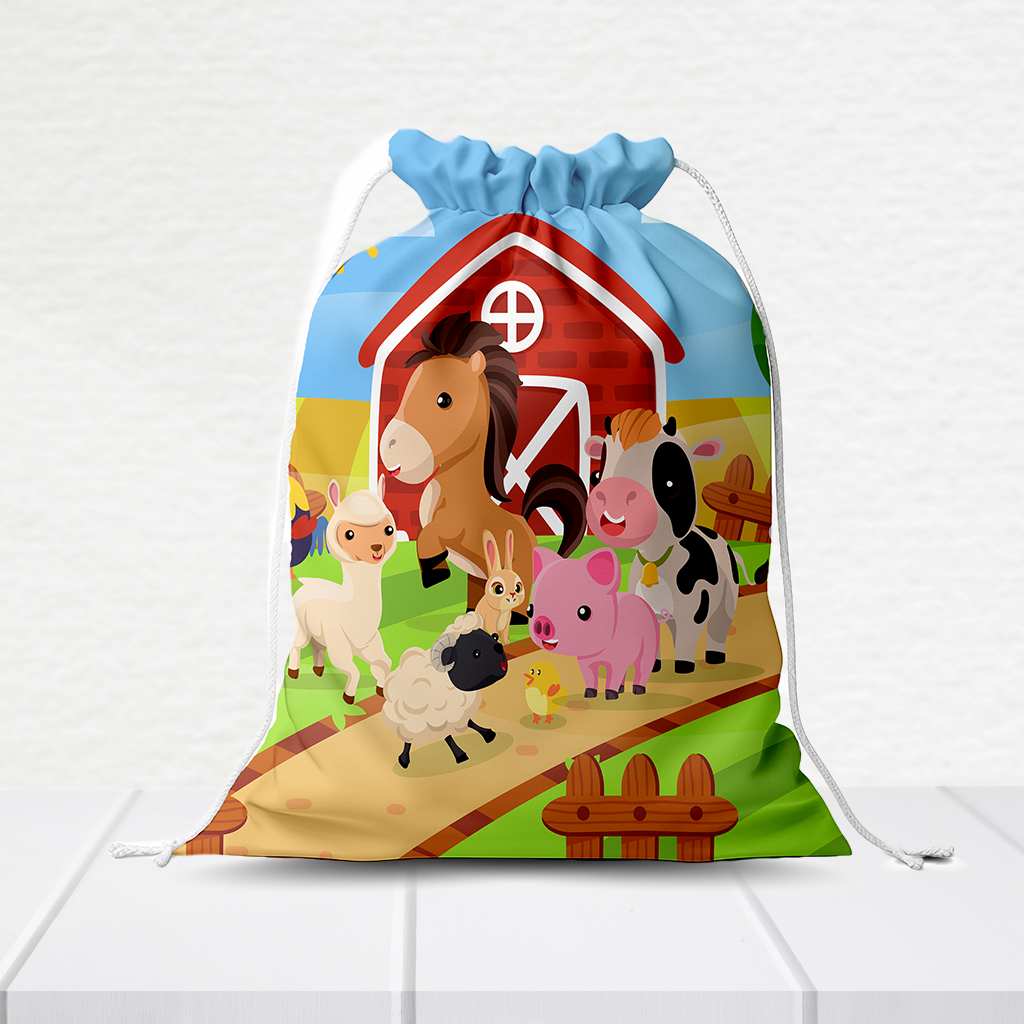 Sacolinha Personalizada Fazendinha 20Cm X 15Cm  SACOLI007