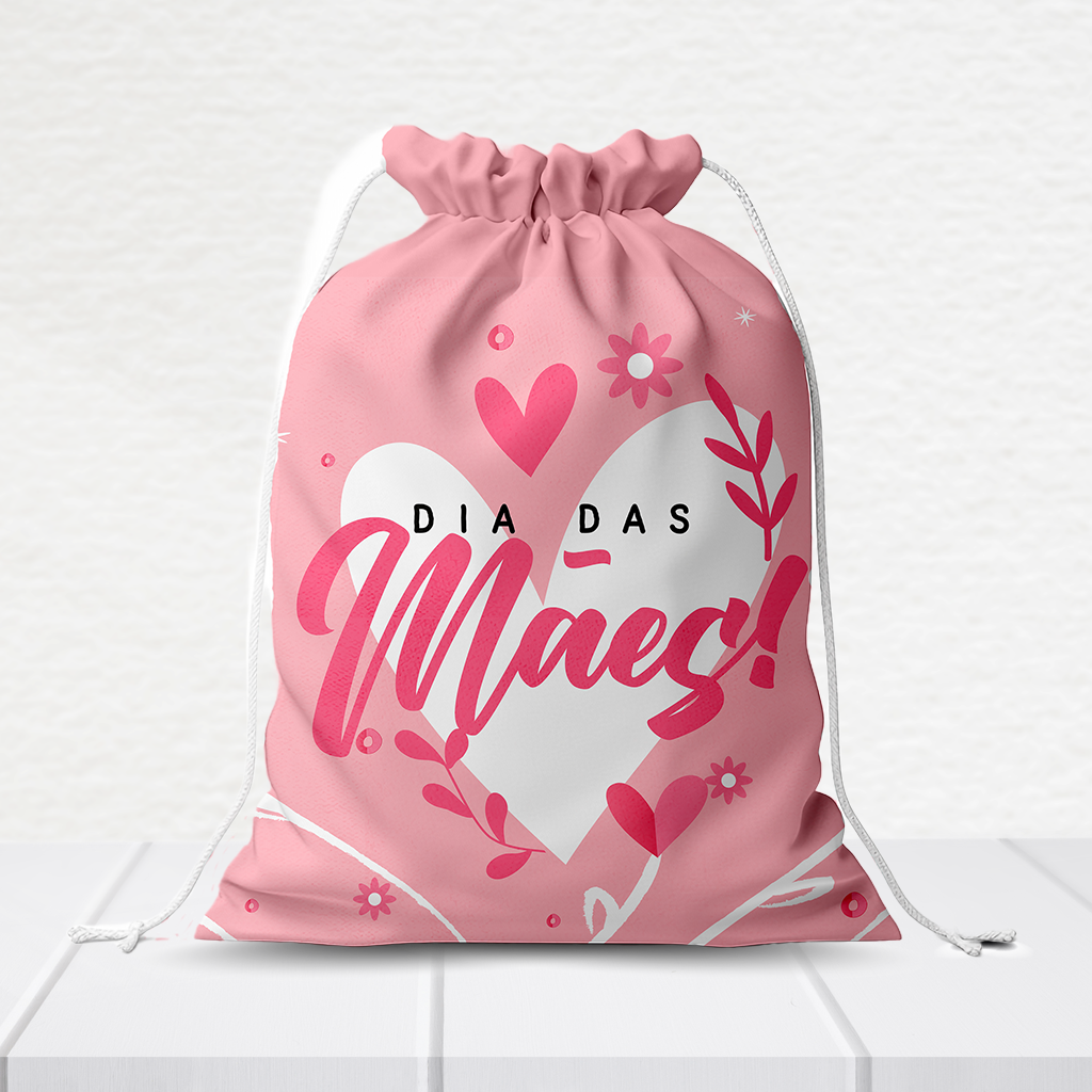 Sacolinha Personalizada Dia Das Mães 20Cm X 15Cm  SACOLI254 - Imagem 1