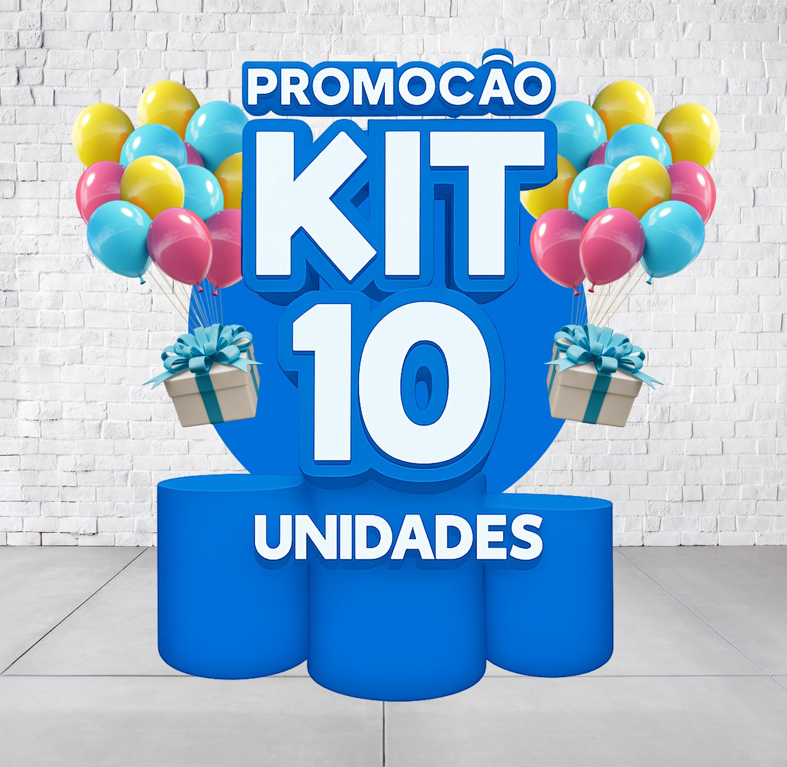 Kit Painel Redondo + Trio de Cilindros - Imagem 2