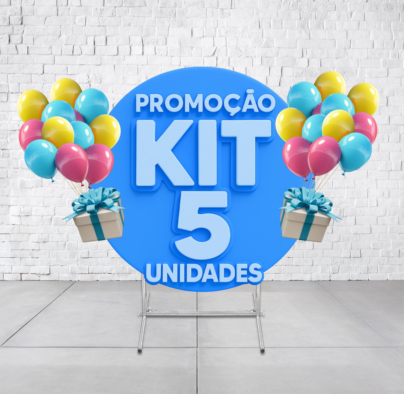 Painéis De Festa Redondo 1,50x1,50m