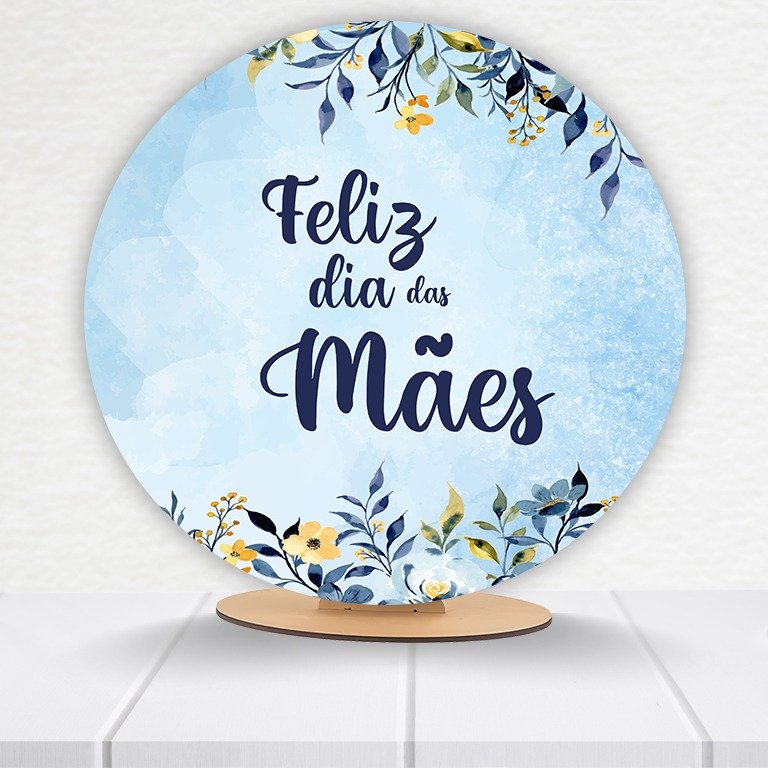 Painel Redondo Dia Das Mães 50x50cm - Imagem 4