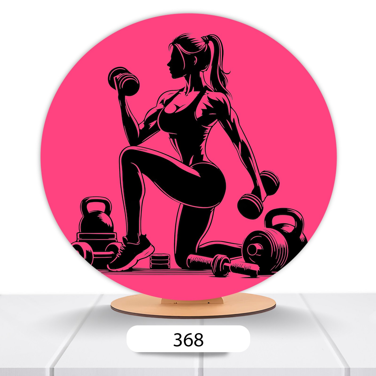 Painel Redondo Academia 50x50cm - Imagem 4