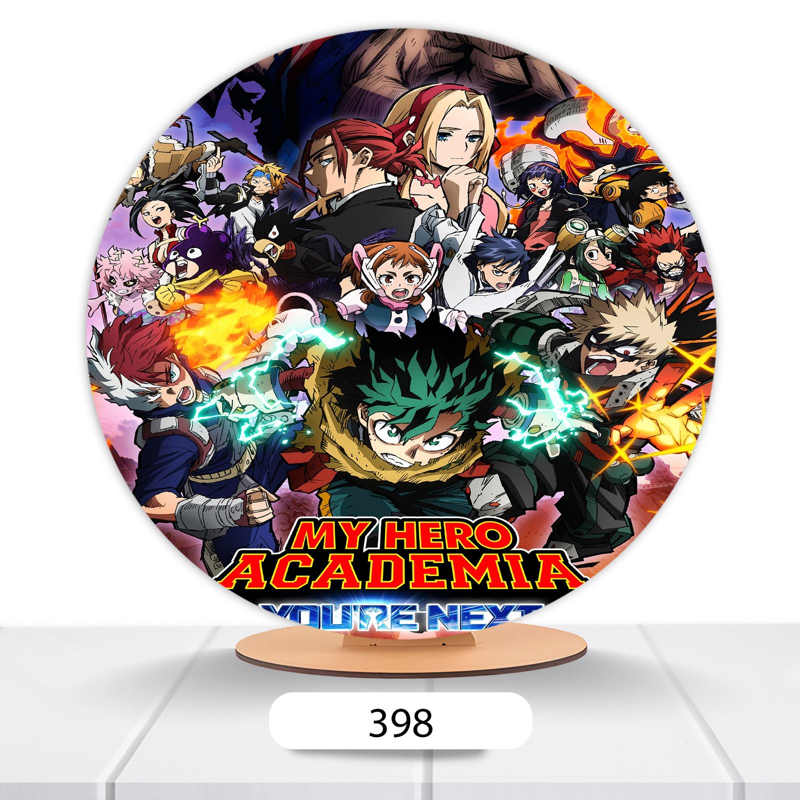 Painel Redondo My Hero Academia 50x50cm