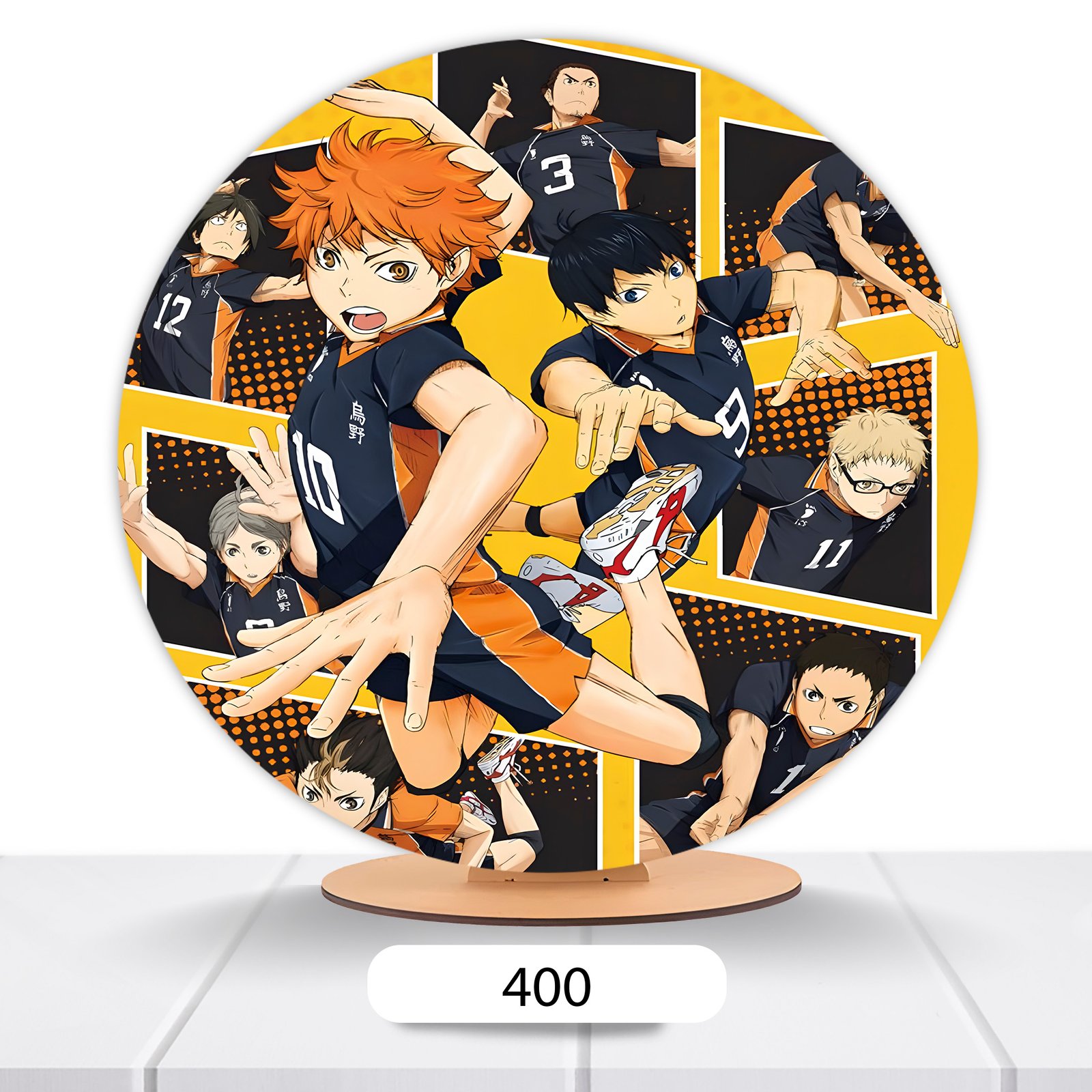 Painel Redondo Haikyuu 50x50cm