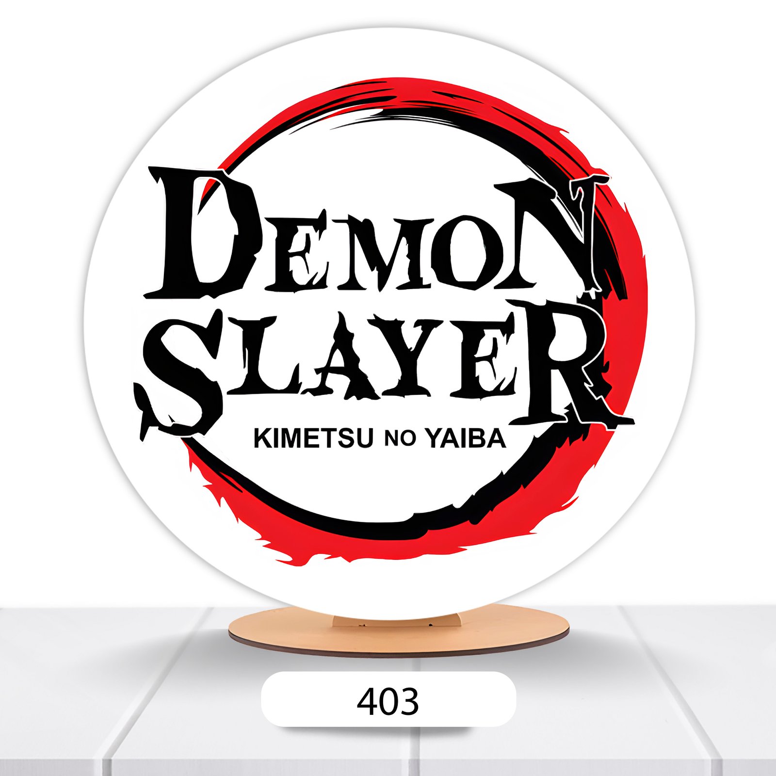 Painel Redondo Demon Slayer 50x50cm