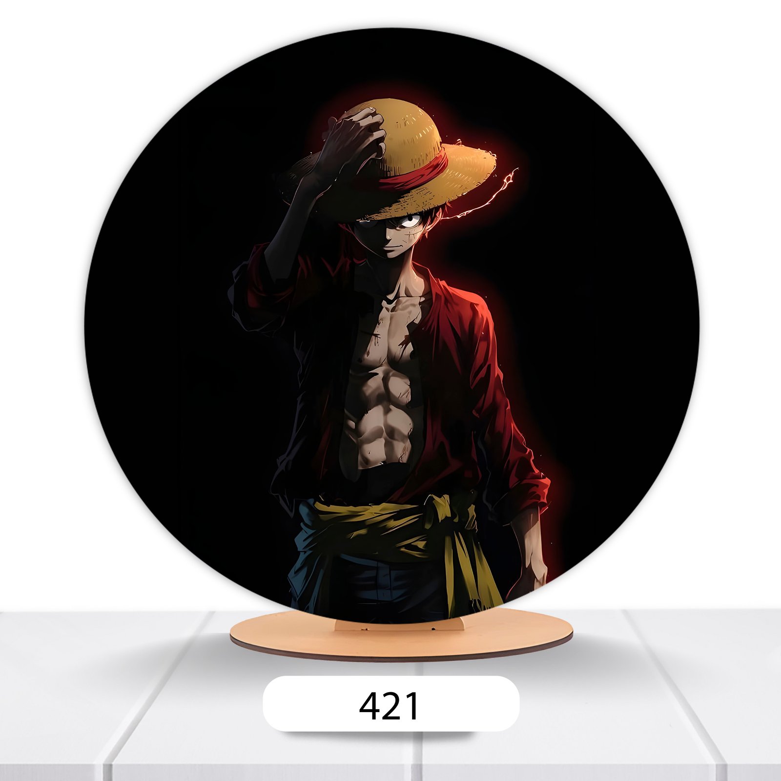 Painel Redondo One Piece 50x50cm - Imagem 3