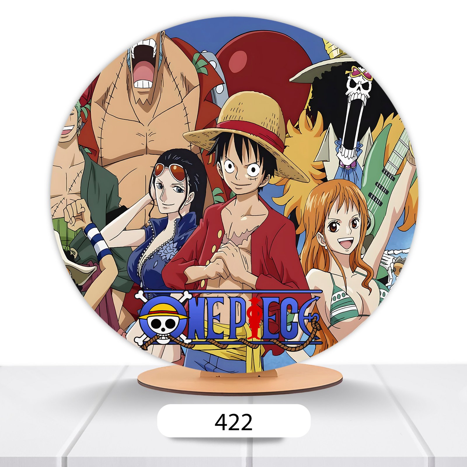 Painel Redondo One Piece 50x50cm - Imagem 4