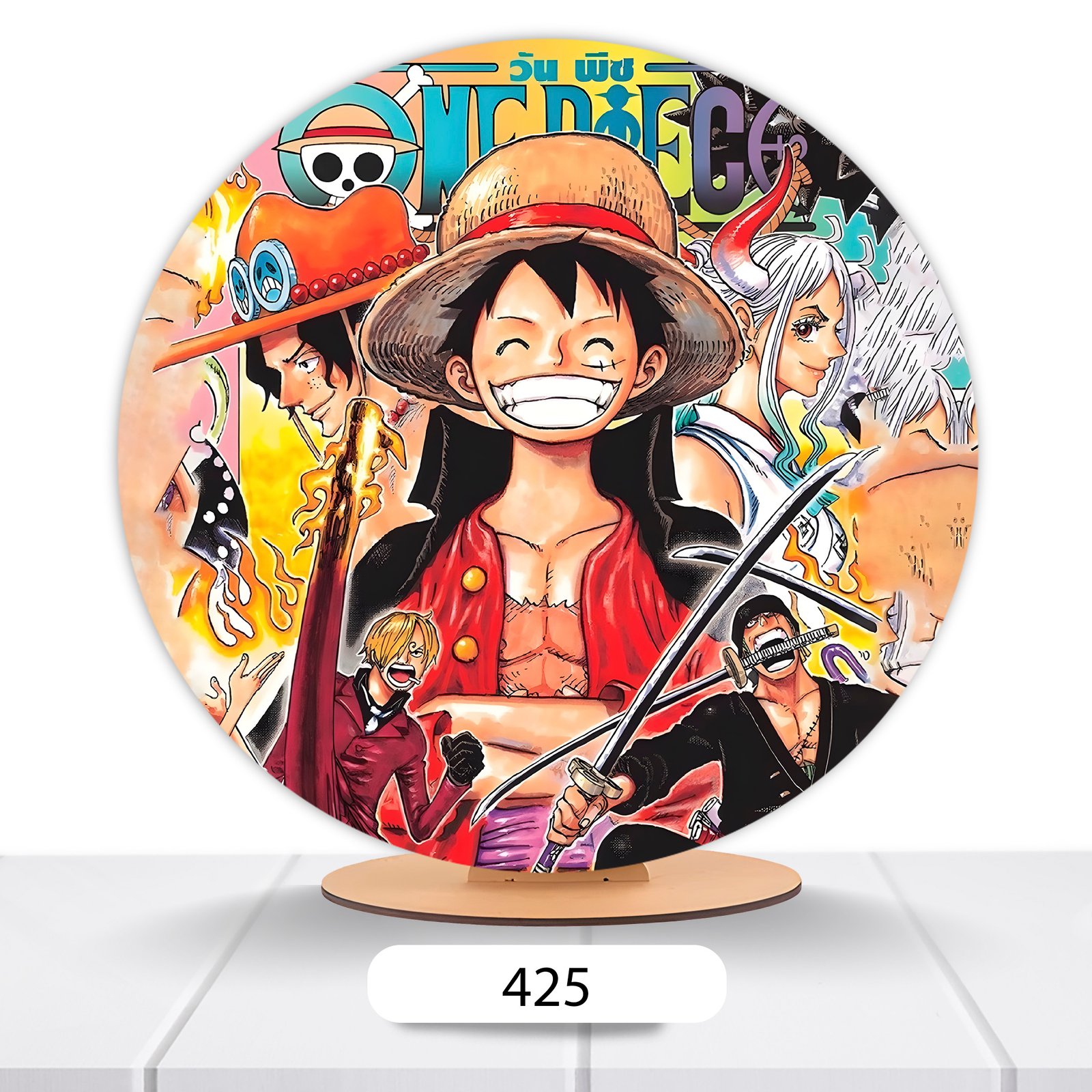 Painel Redondo One Piece 50x50cm - Imagem 7