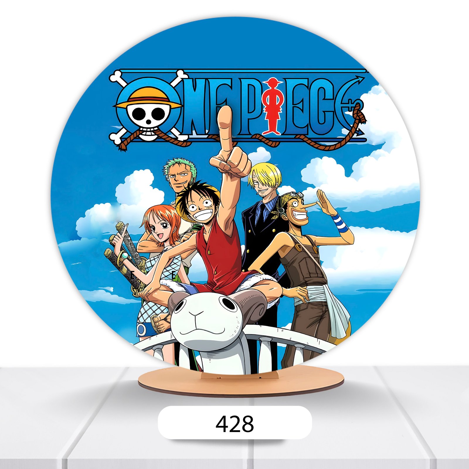 Painel Redondo One Piece 50x50cm - Imagem 10