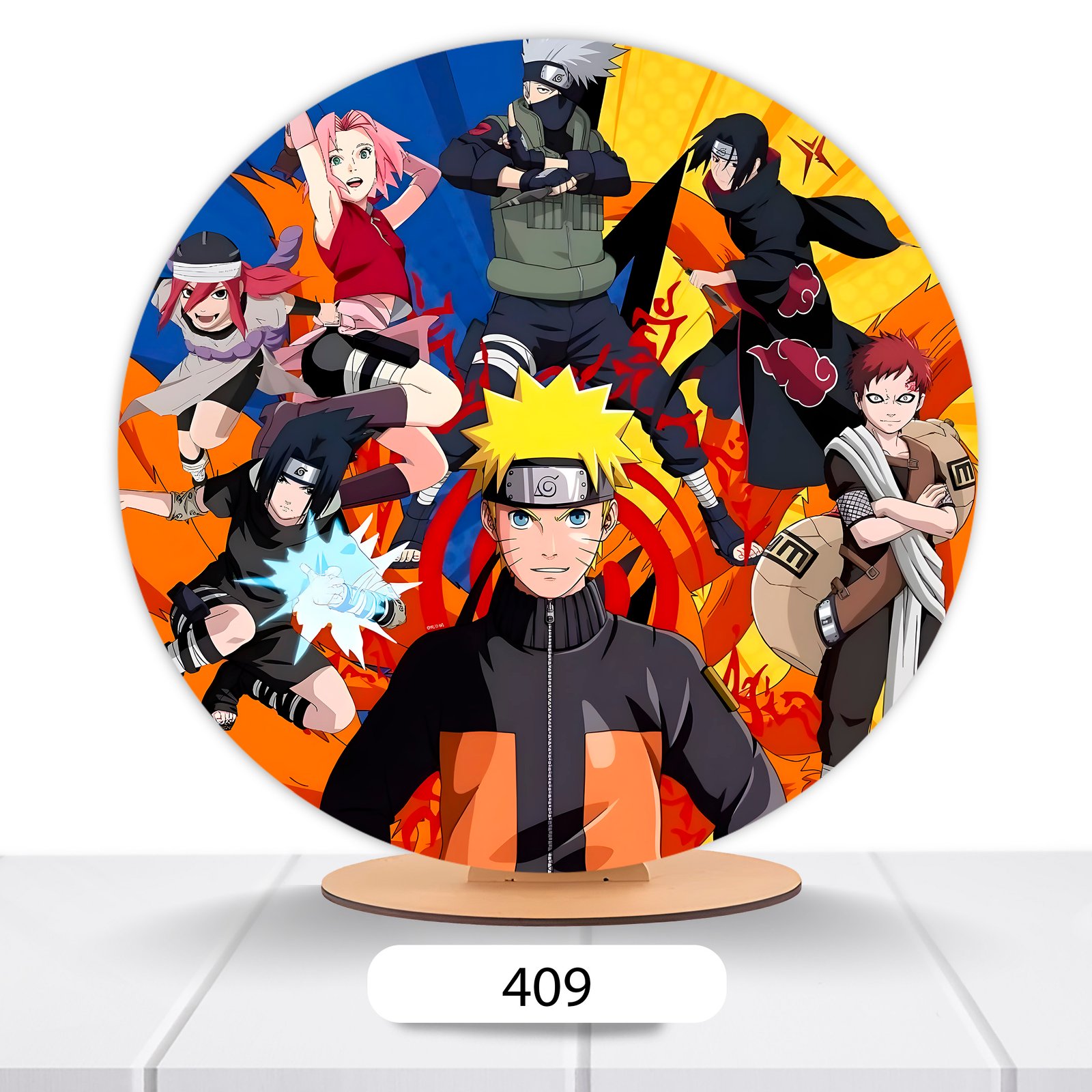 Painel Redondo Naruto 50x50cm - Imagem 3