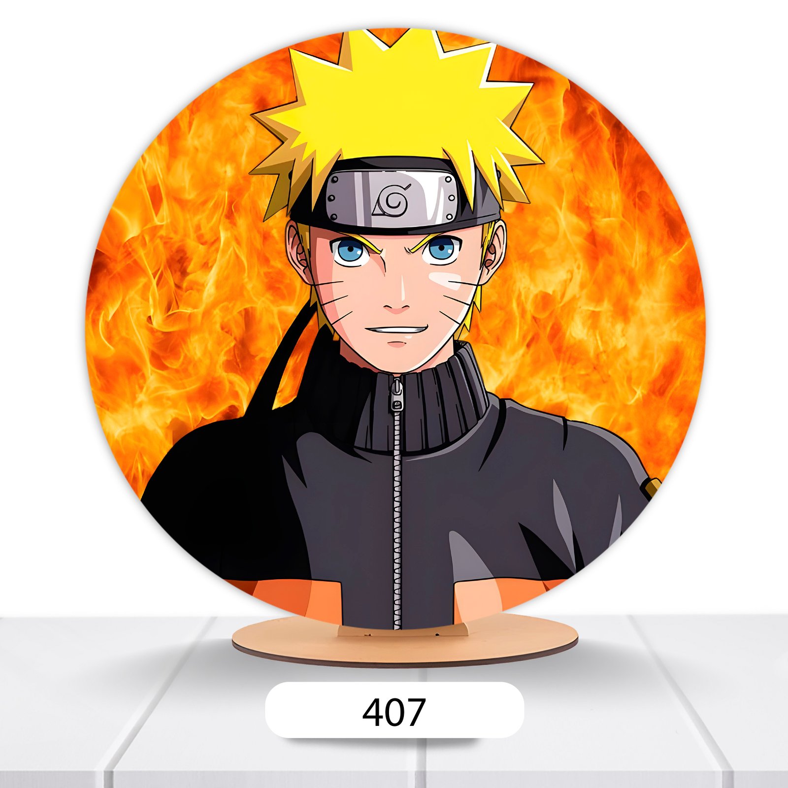 Painel Redondo Naruto 50x50cm