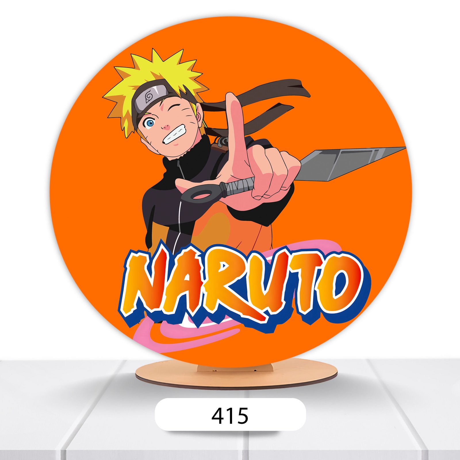 Painel Redondo Naruto 50x50cm - Imagem 9