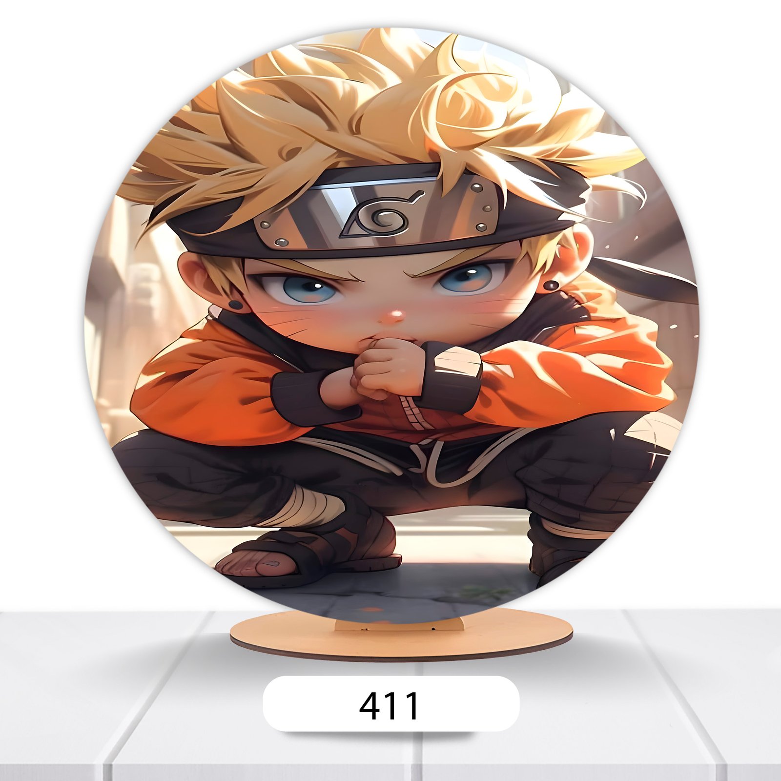 Painel Redondo Naruto 50x50cm - Imagem 5