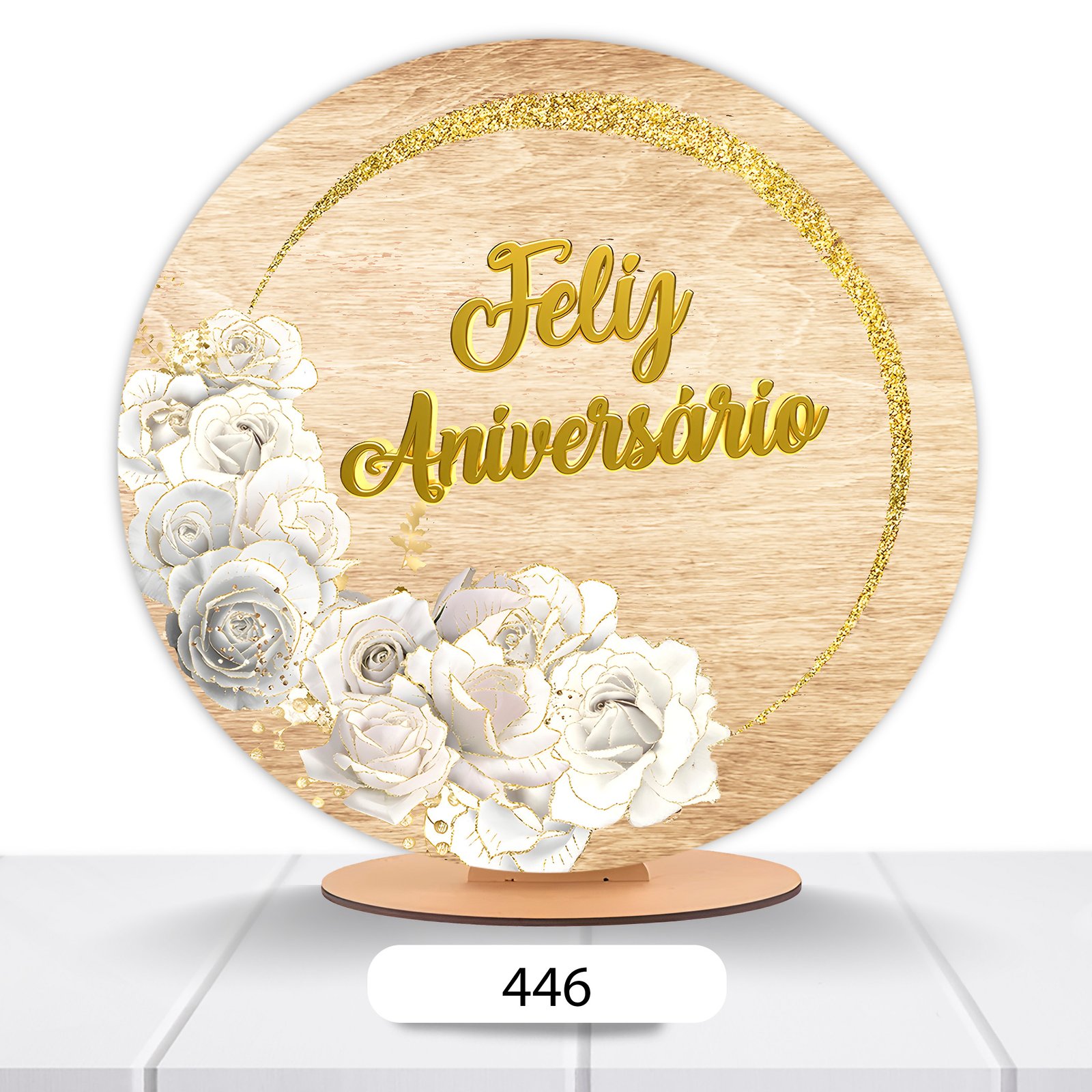 Painel Redondo Aniver 50x50cm - Imagem 15