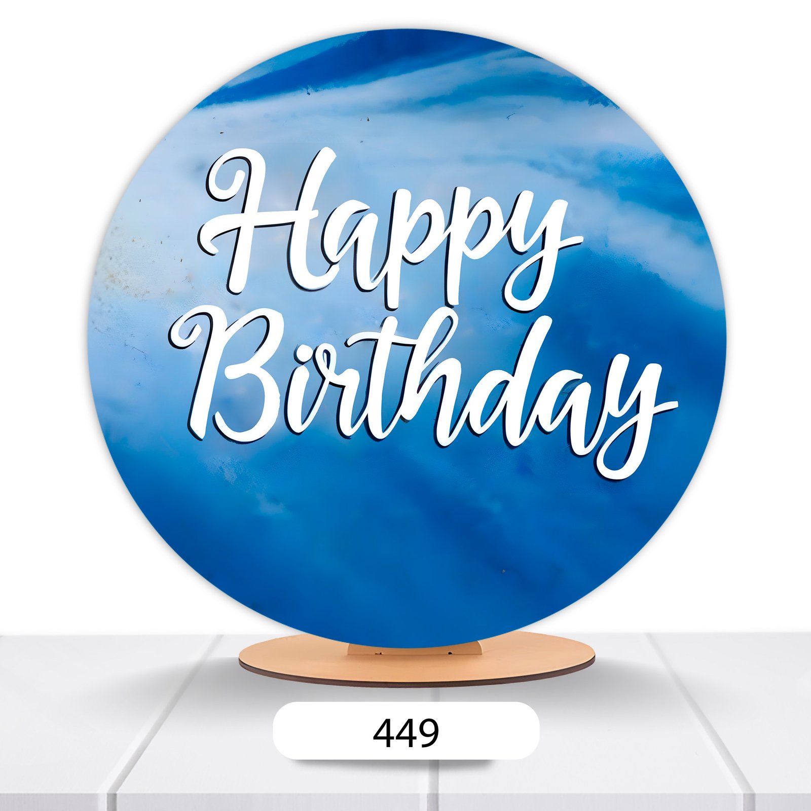 Painel Redondo Aniver 50x50cm - Imagem 18