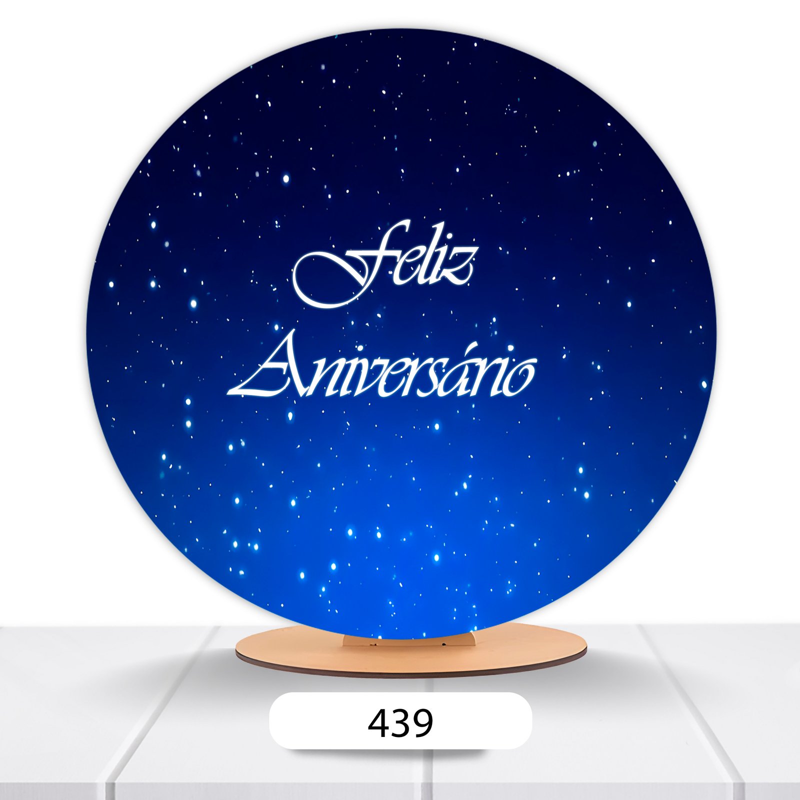 Painel Redondo Aniver 50x50cm - Imagem 8