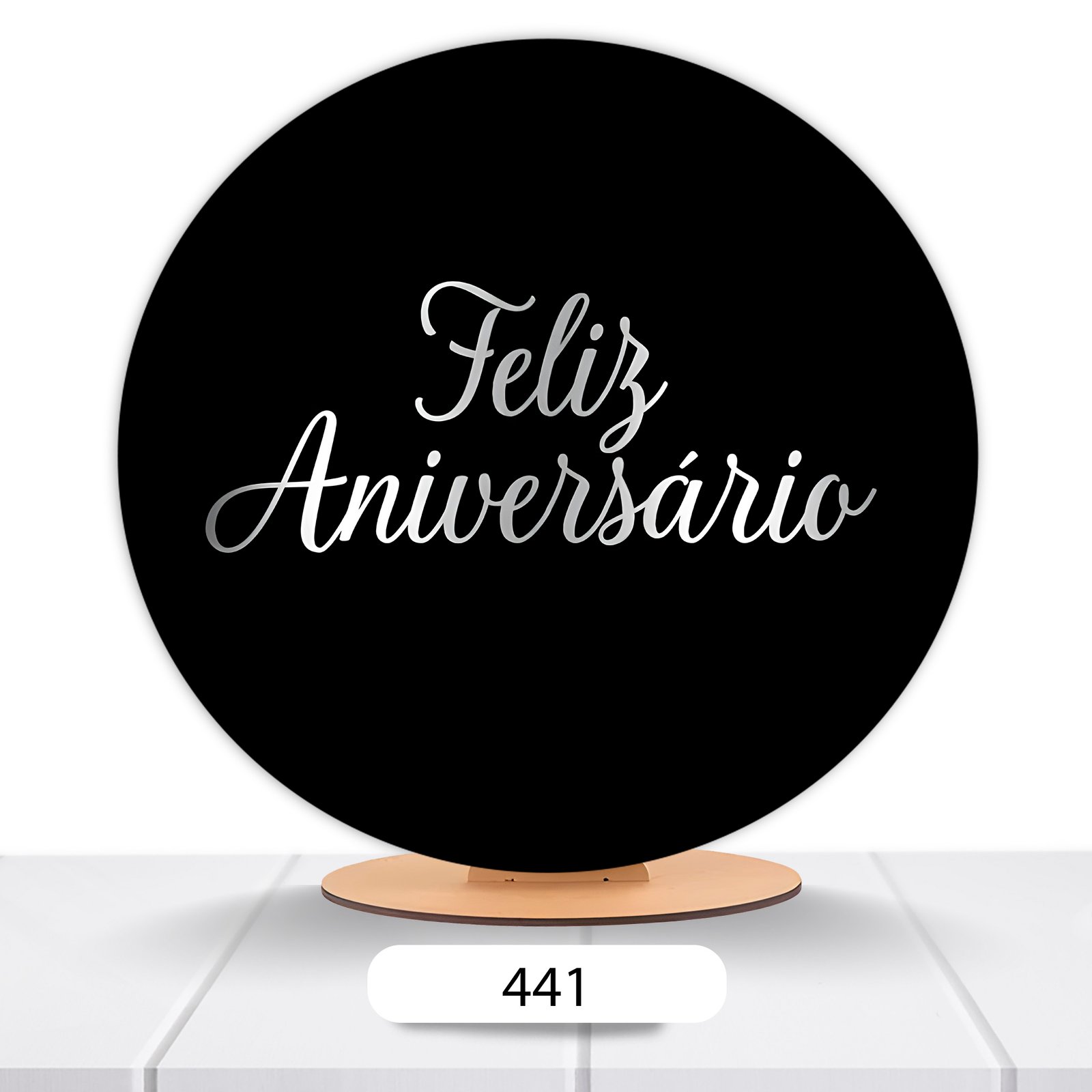 Painel Redondo Aniver 50x50cm - Imagem 10