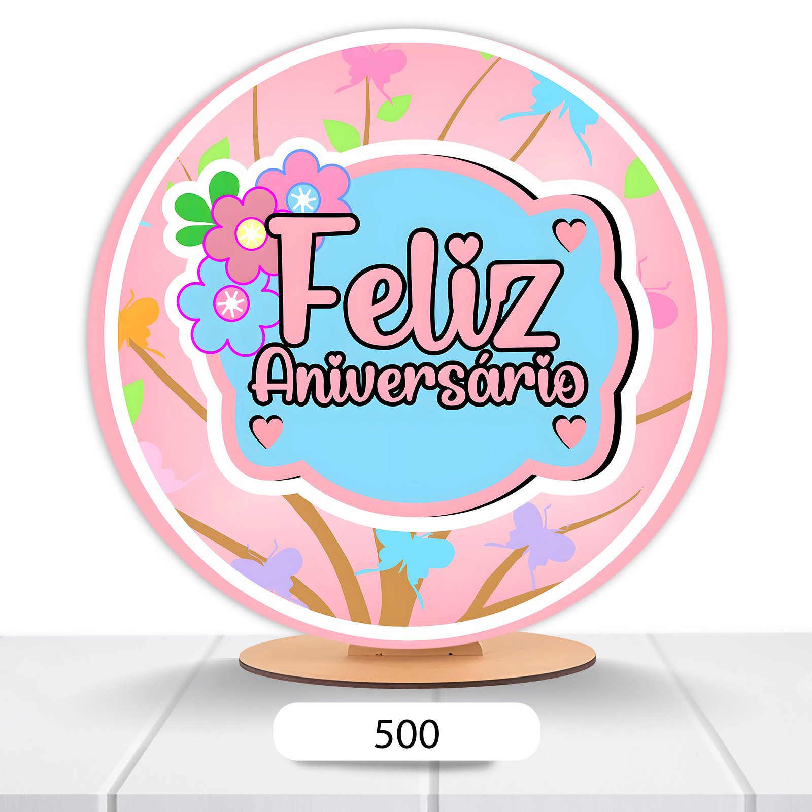 Painel Redondo Aniversário 50x50cm - Imagem 12