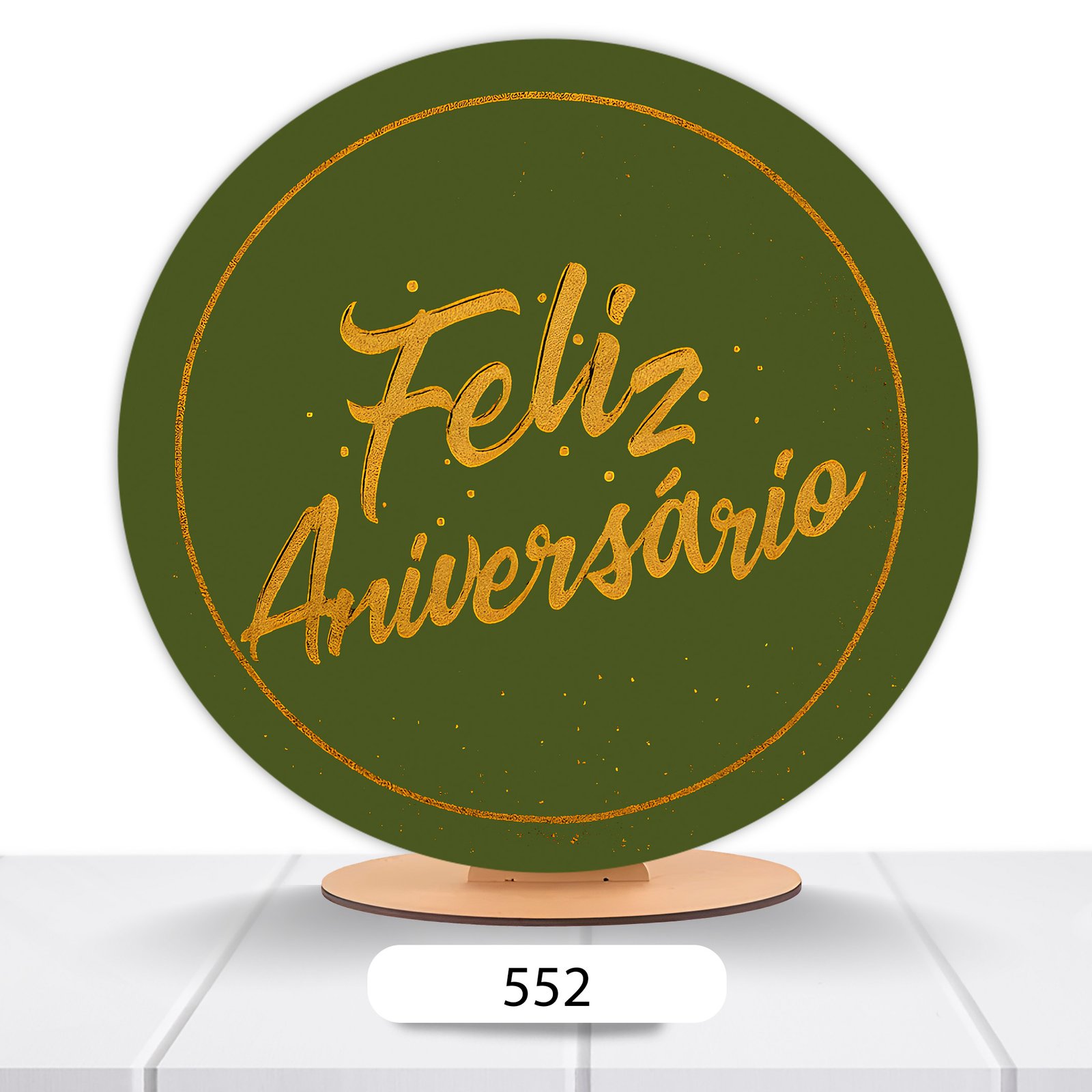 Painel Redondo Aniversário 50x50cm - Imagem 7