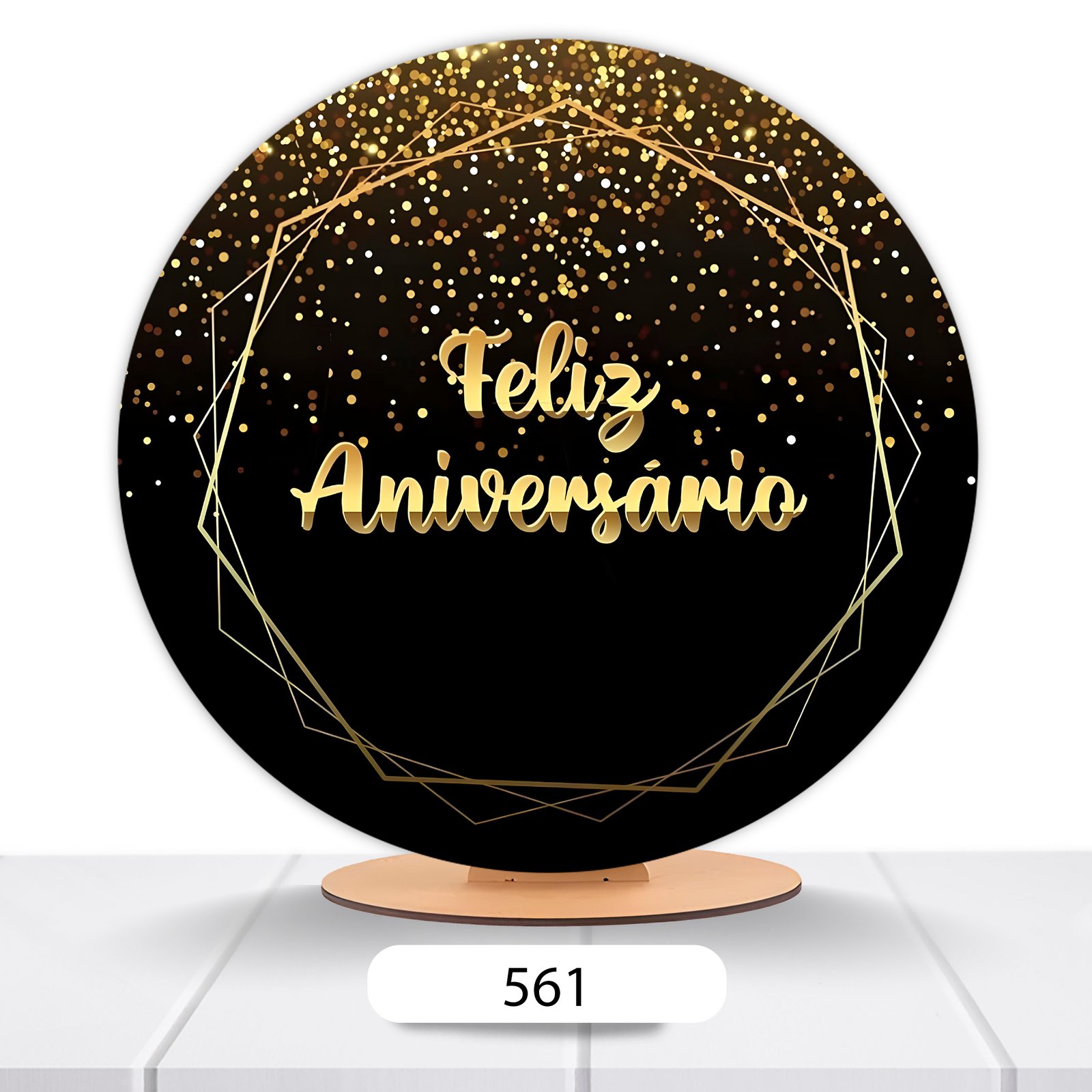 Painel Redondo Aniversário 50x50cm - Imagem 16