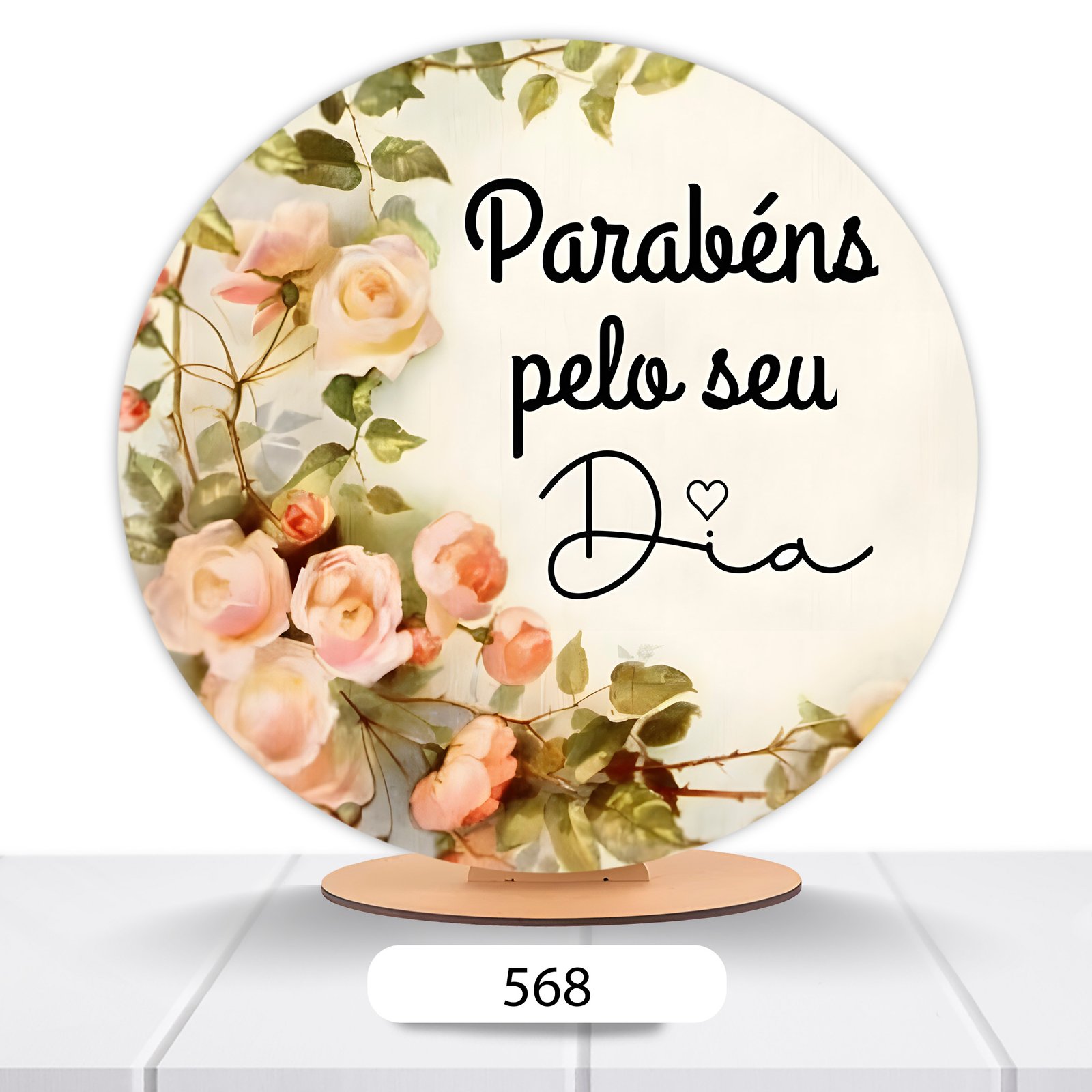 Painel Redondo Aniversário 50x50cm - Imagem 4