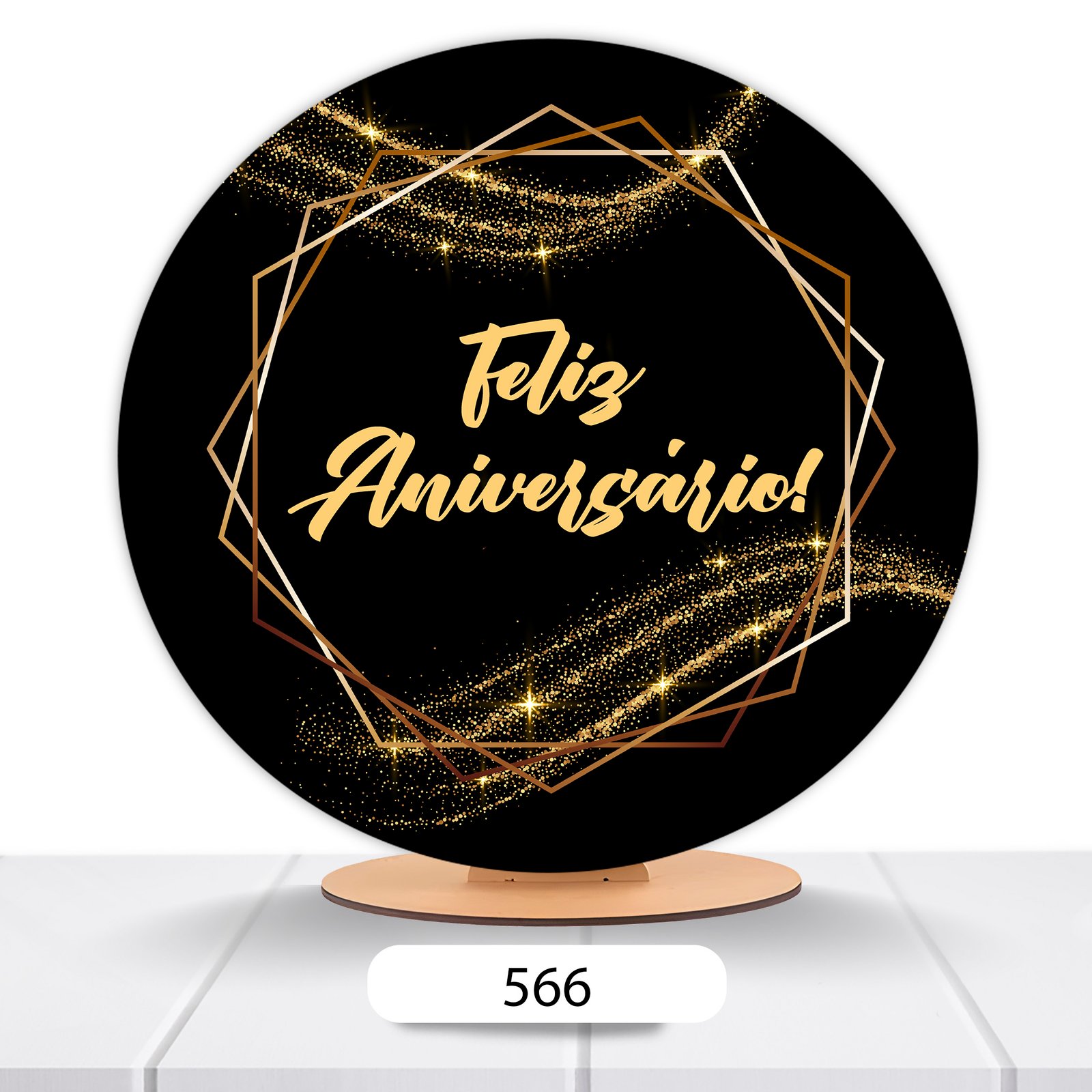 Painel Redondo Aniversário 50x50cm - Imagem 2
