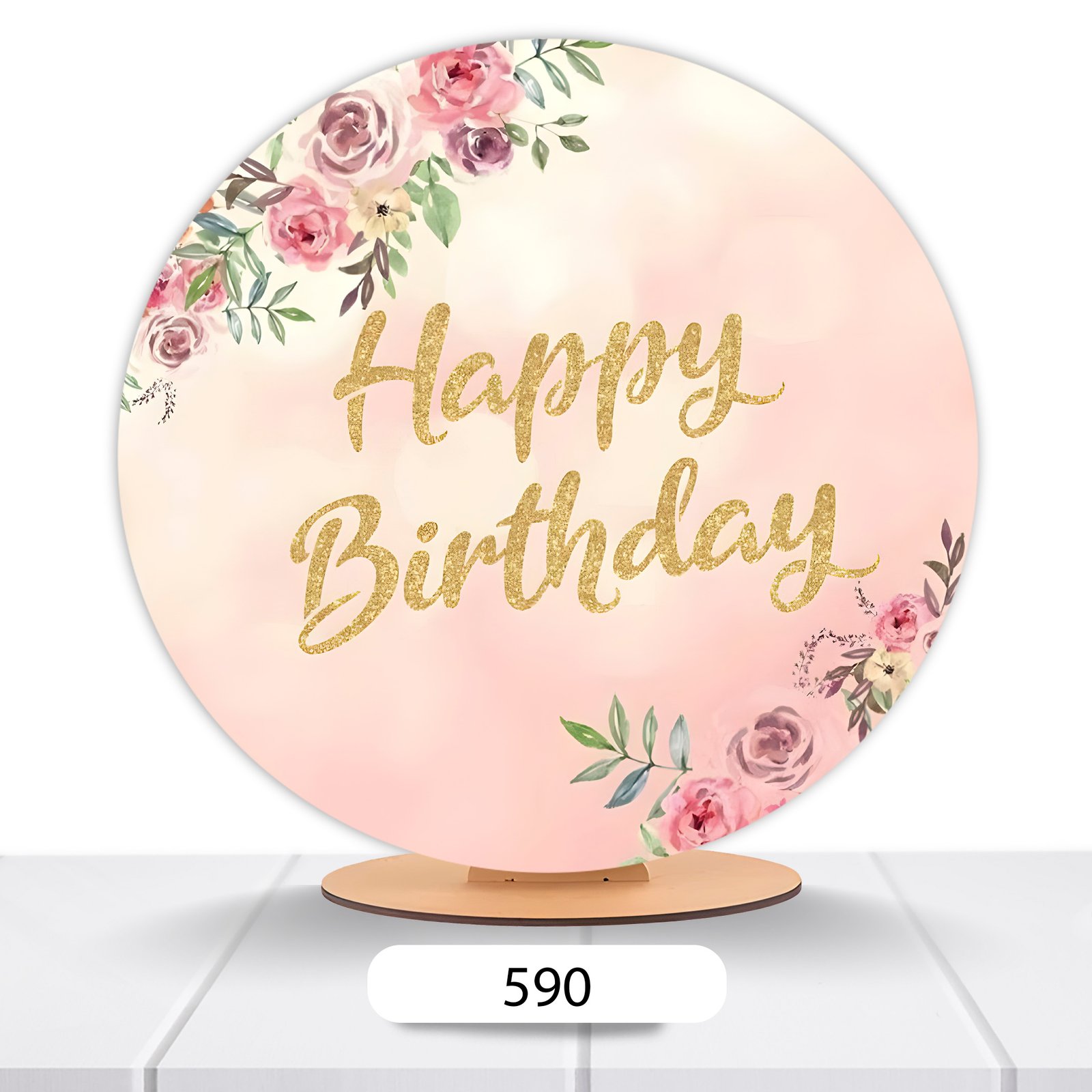 Painel Redondo Aniversário 50x50cm - Imagem 7