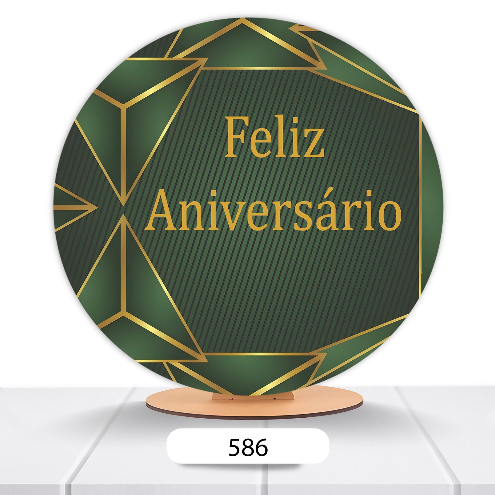 Painel Redondo Aniversário 50x50cm - Imagem 3