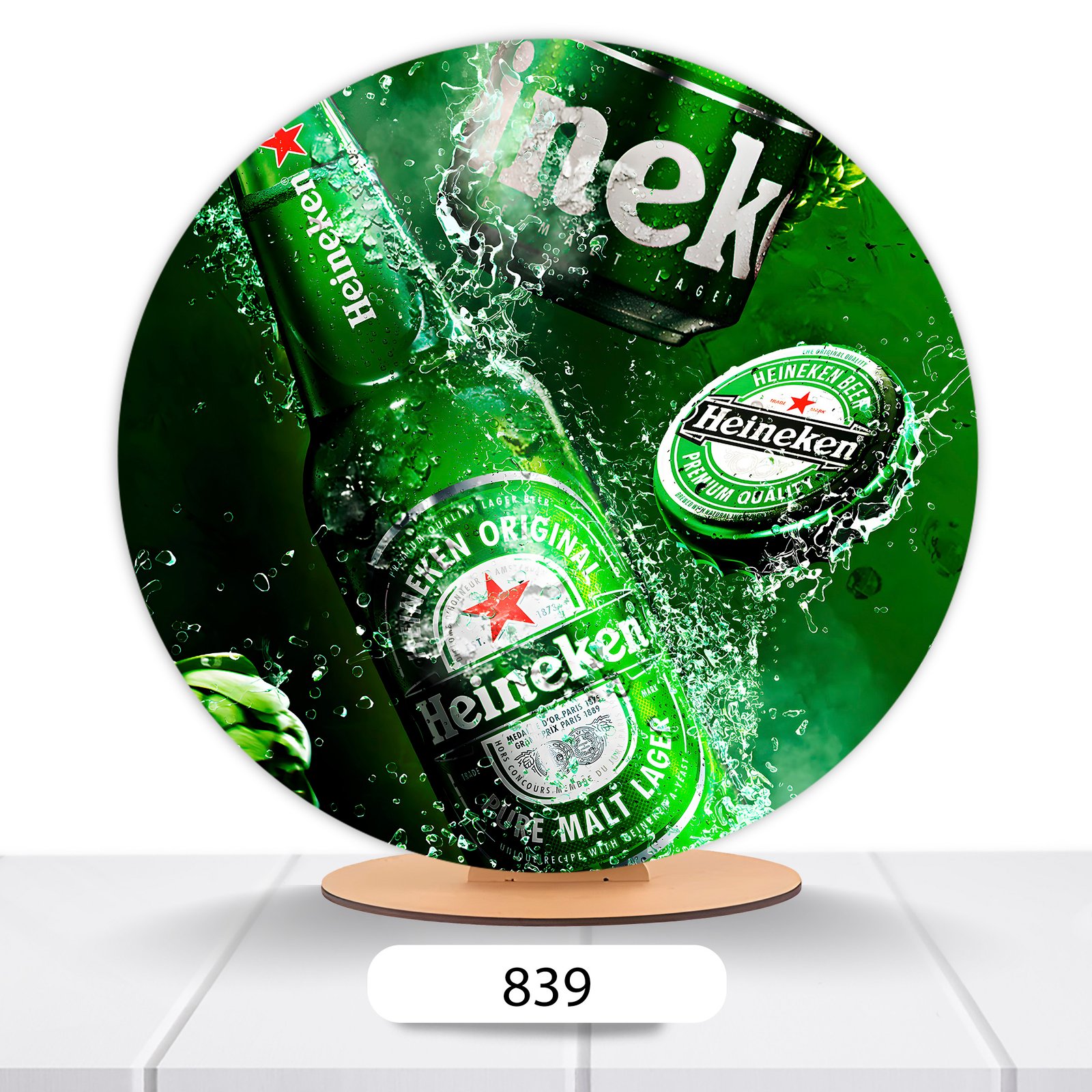Painel Redondo Cerveja 50x50cm - Imagem 9