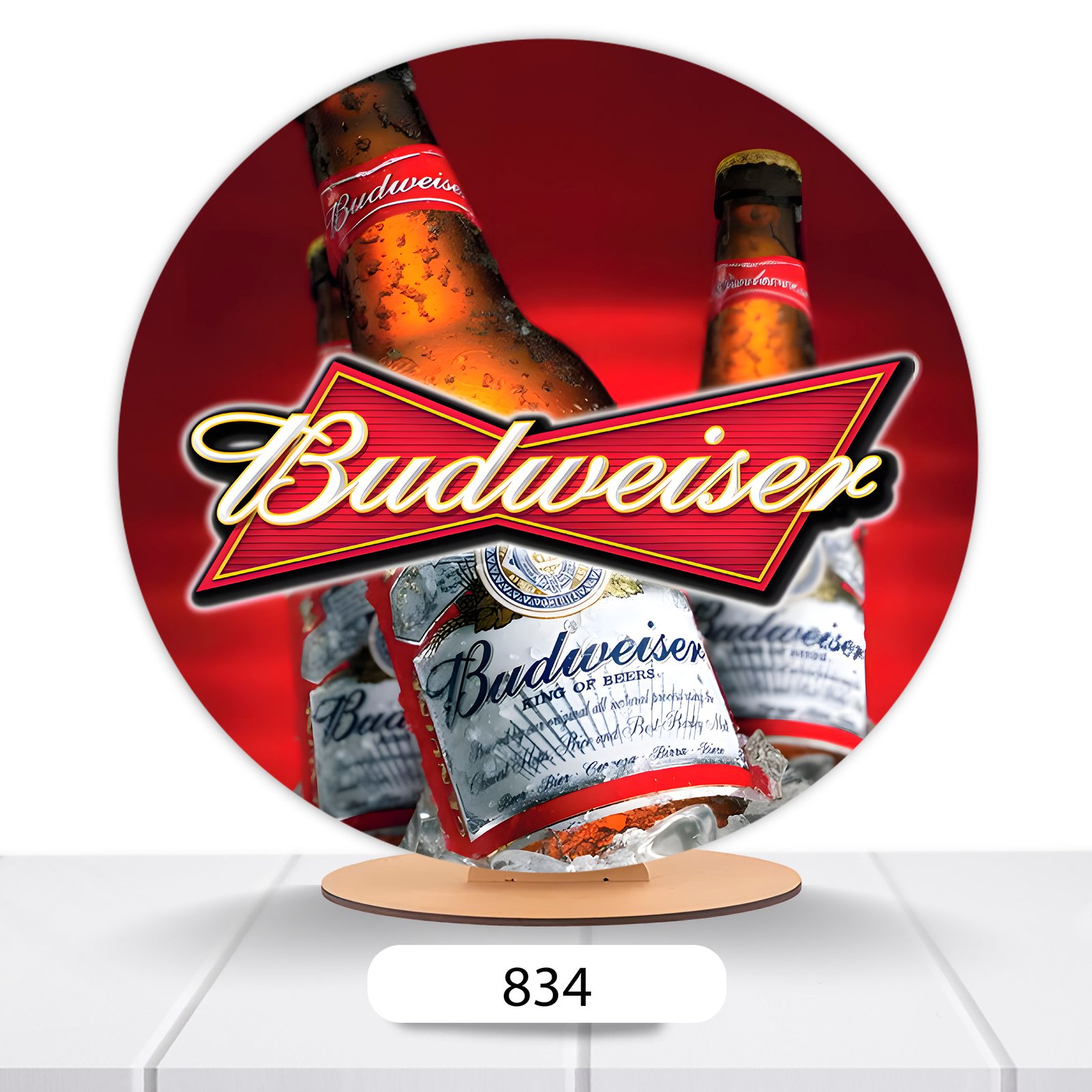 Painel Redondo Cerveja 50x50cm - Imagem 4