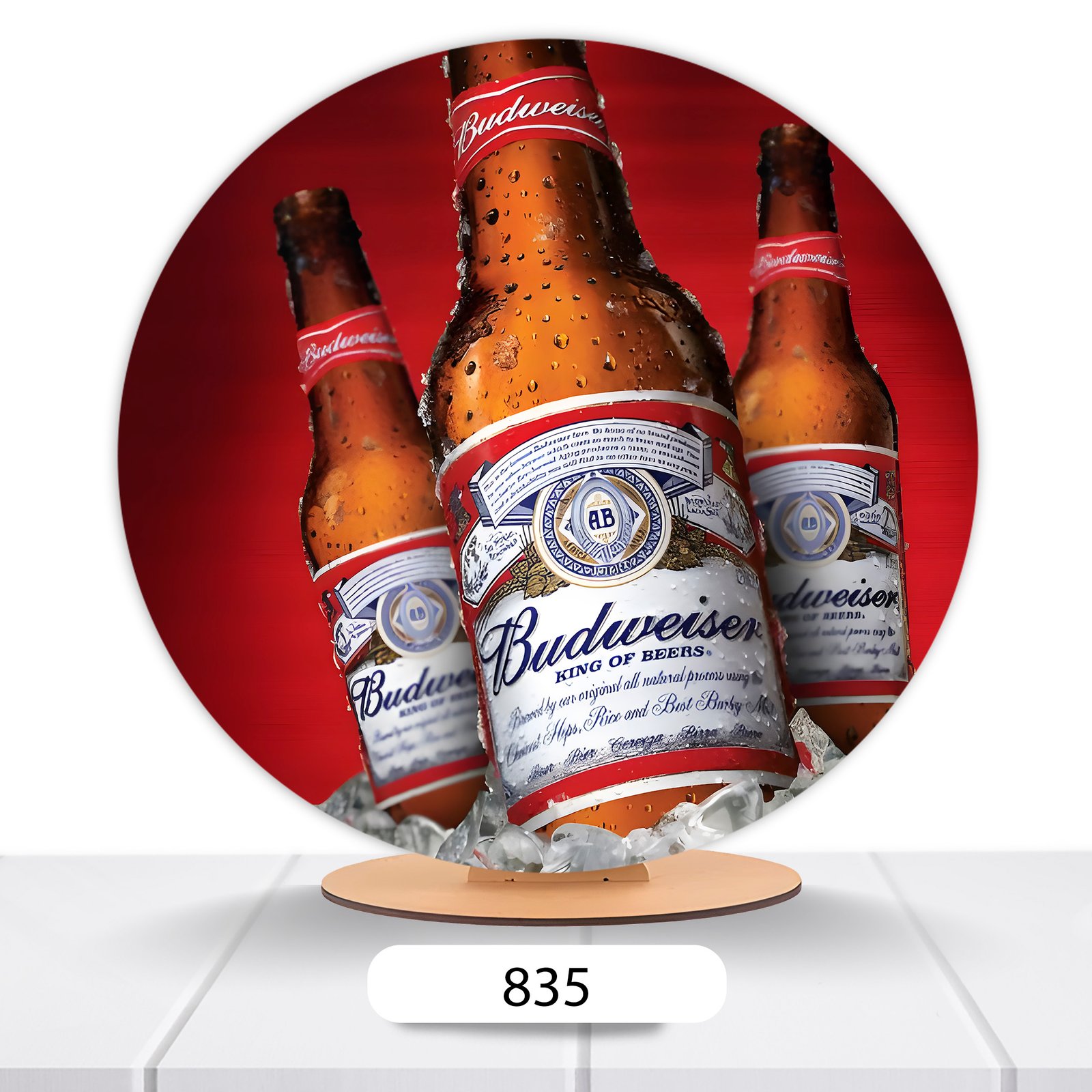 Painel Redondo Cerveja 50x50cm - Imagem 5