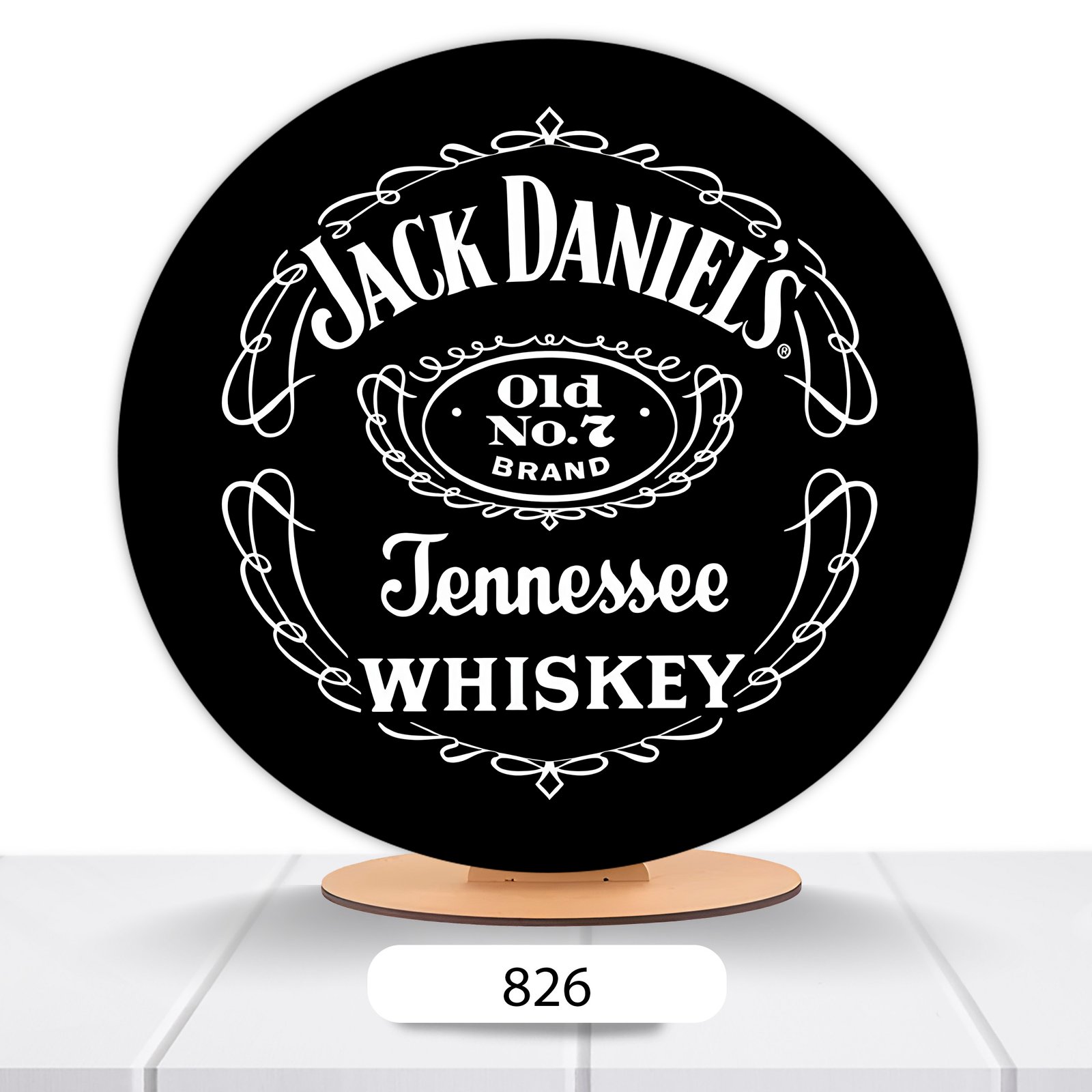 Painel Redondo Whiskey  50x50cm - Imagem 2