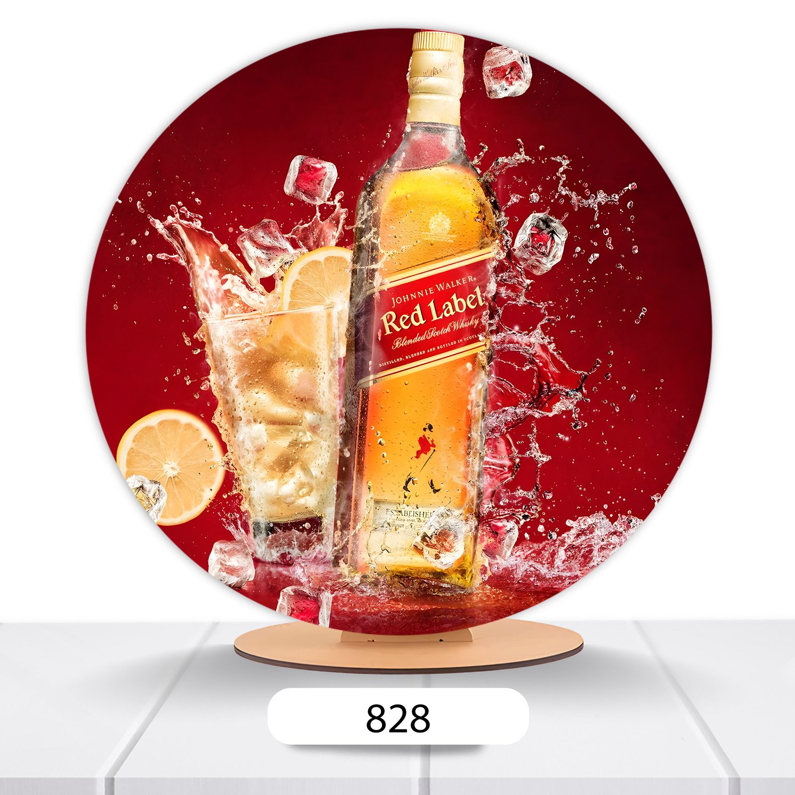 Painel Redondo Whiskey  50x50cm - Imagem 4