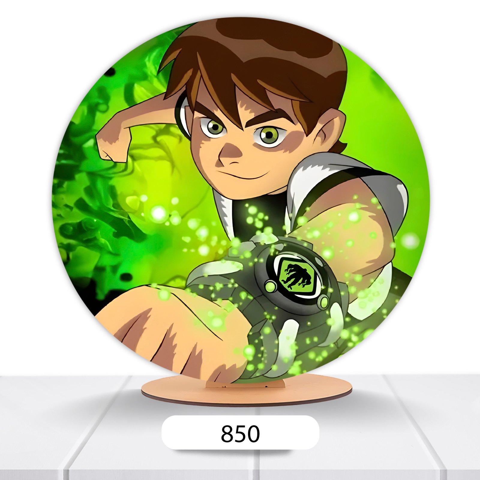 Painel Redondo Ben 10 50x50cm - Imagem 3