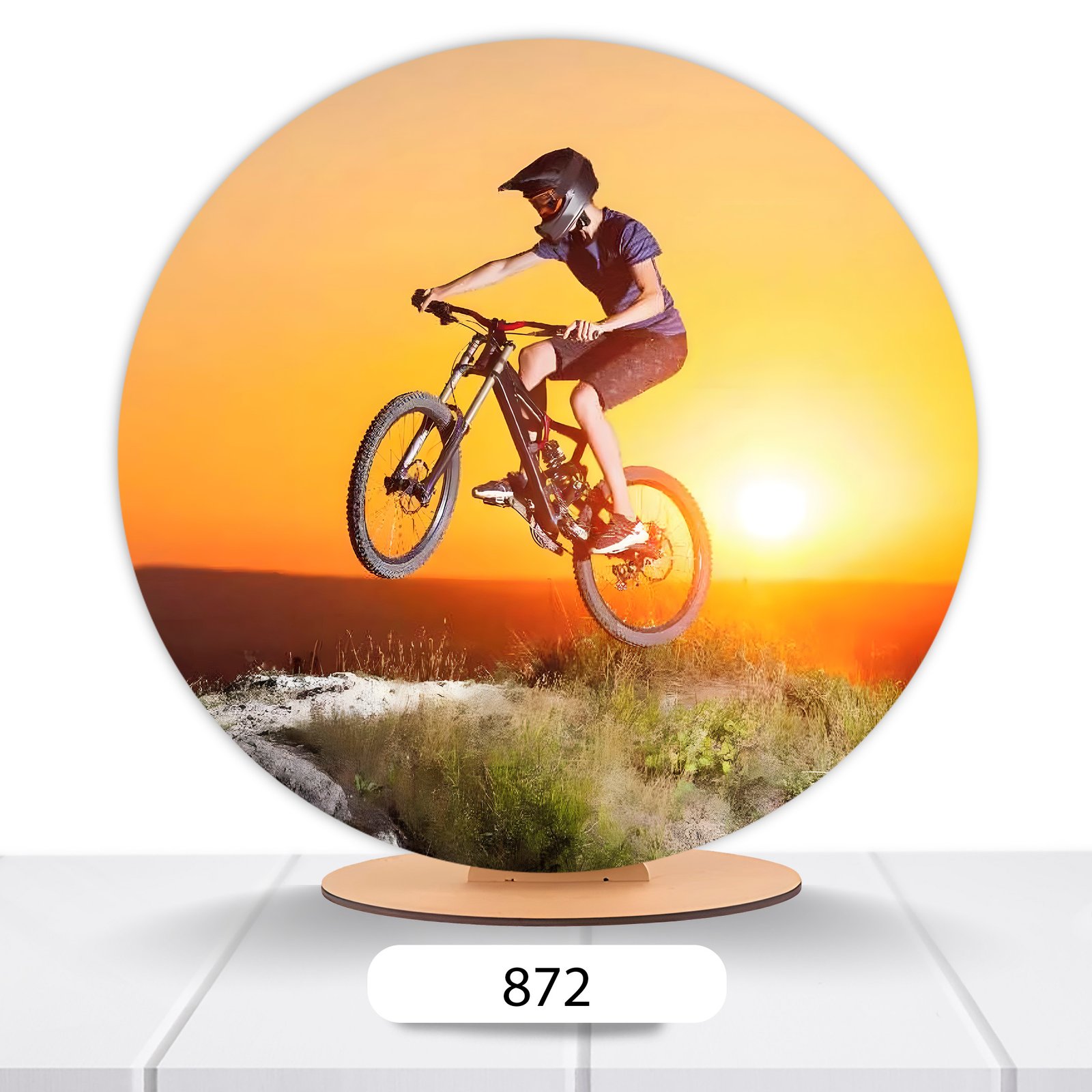Painel Redondo Bike 50x50cm - Imagem 4