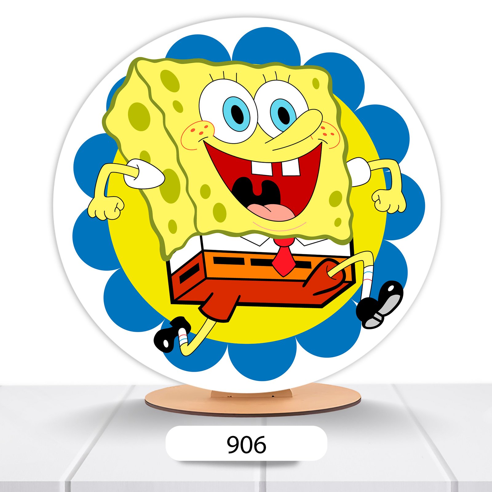 Painel Redondo Bob Esponja 50x50cm - Imagem 10