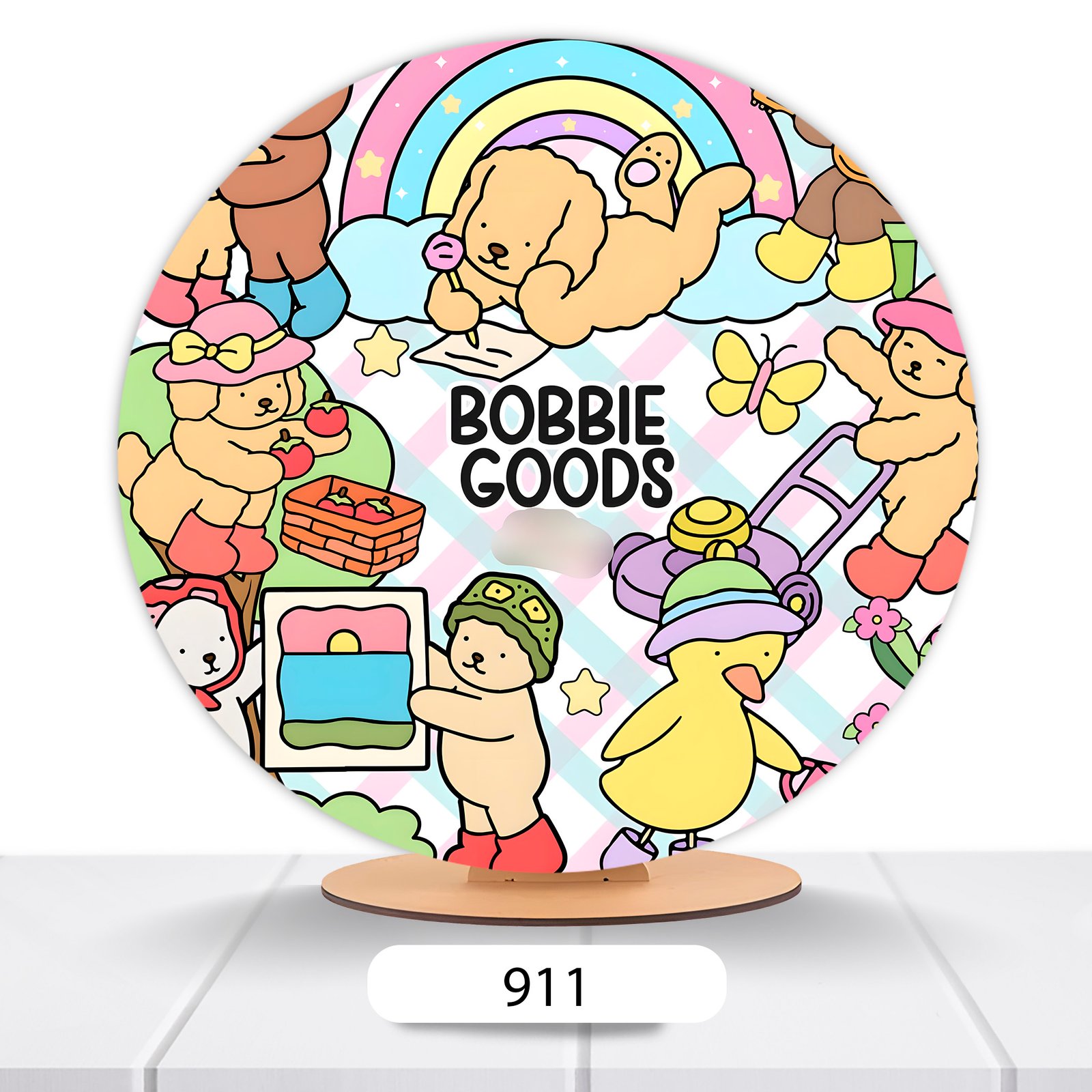Painel Redondo Bobbie Goods 50x50cm