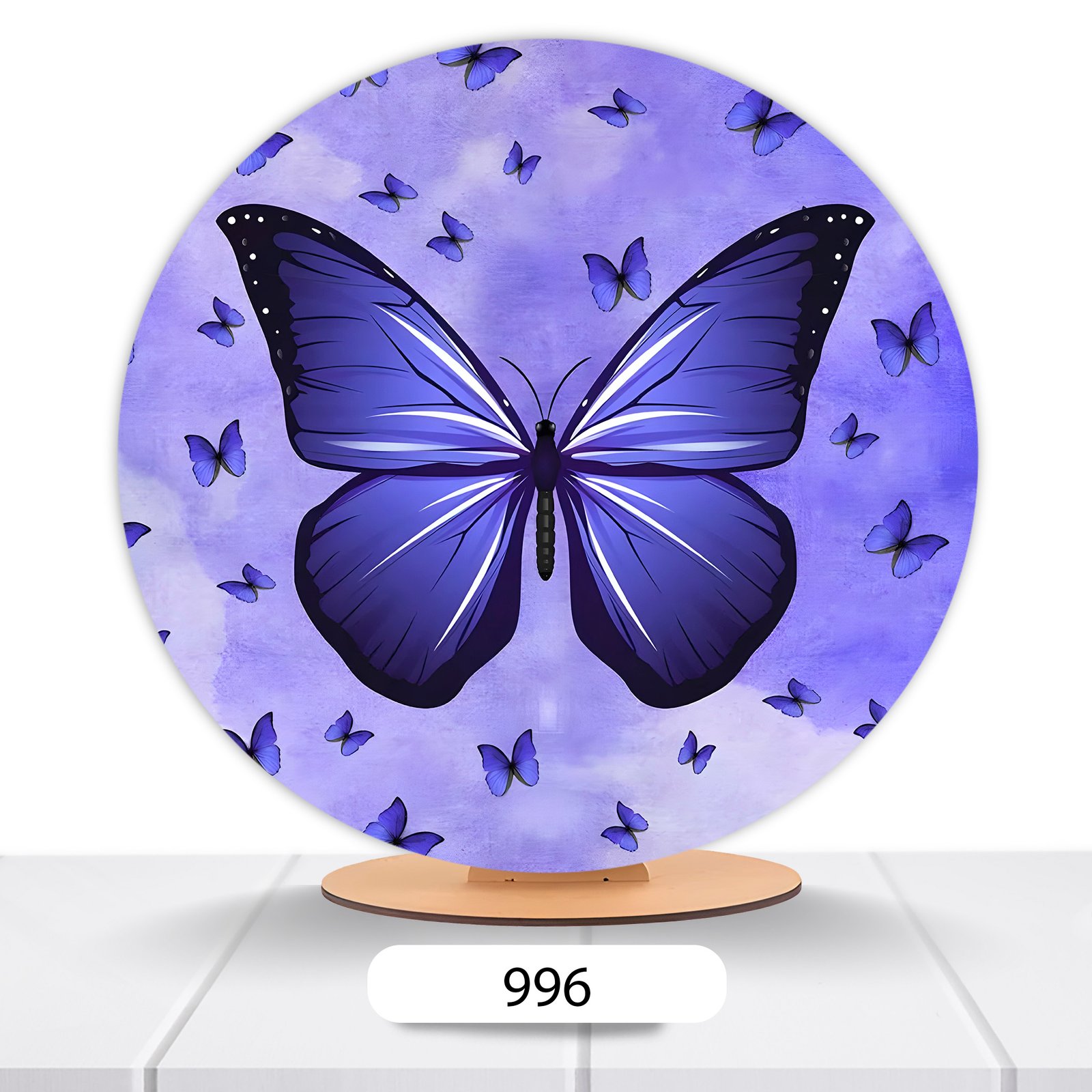 Painel Redondo Borboleta 50x50cm - Imagem 16
