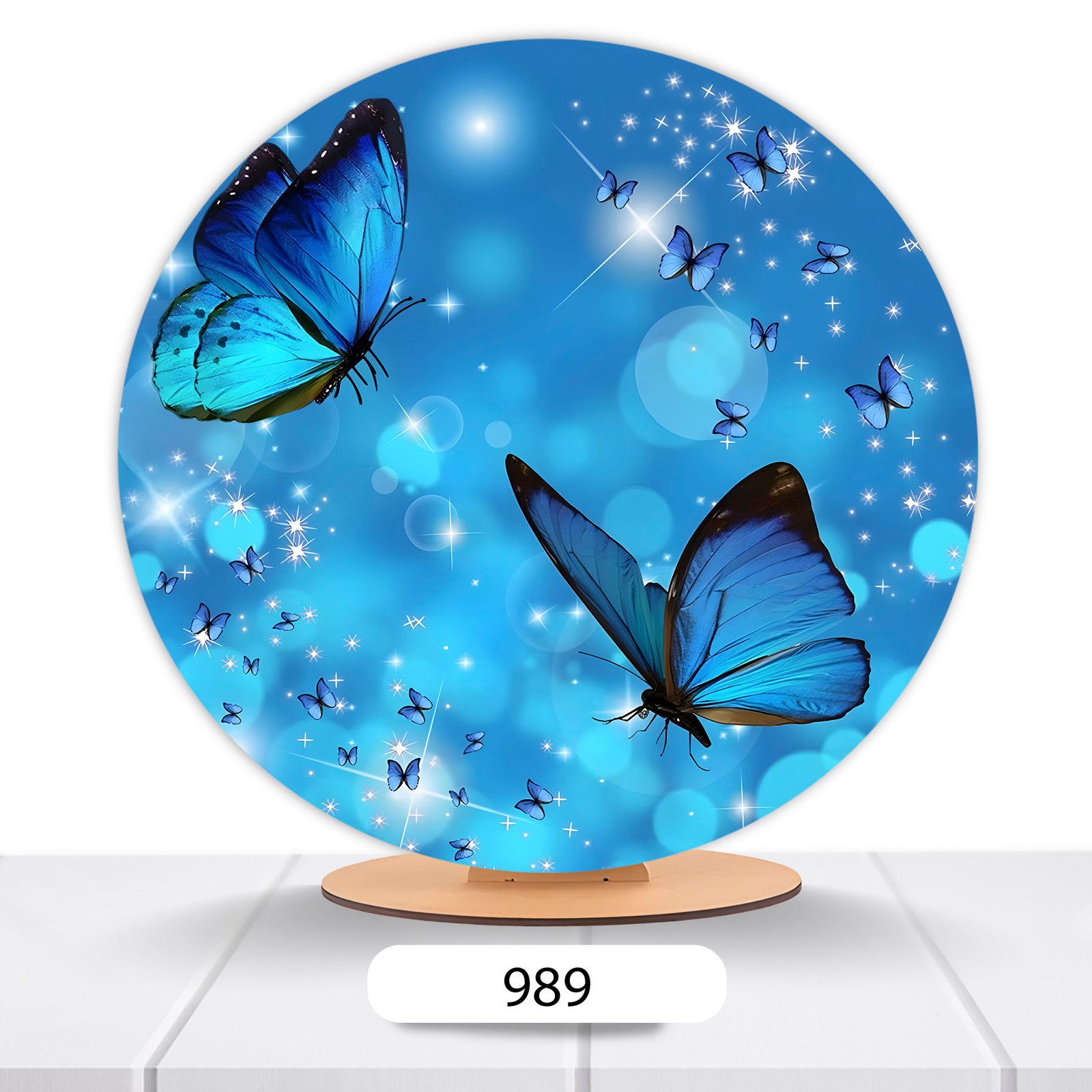 Painel Redondo Borboleta 50x50cm - Imagem 9