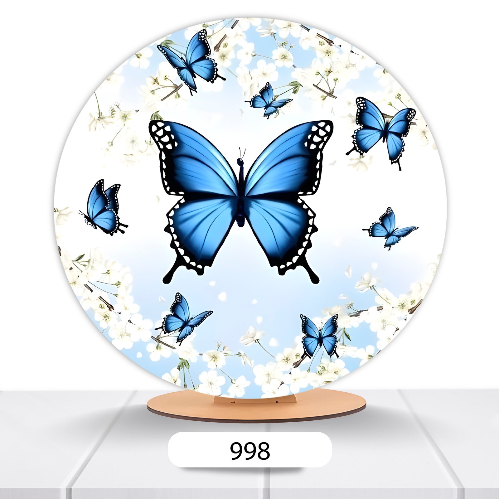 Painel Redondo Borboleta 50x50cm - Imagem 18