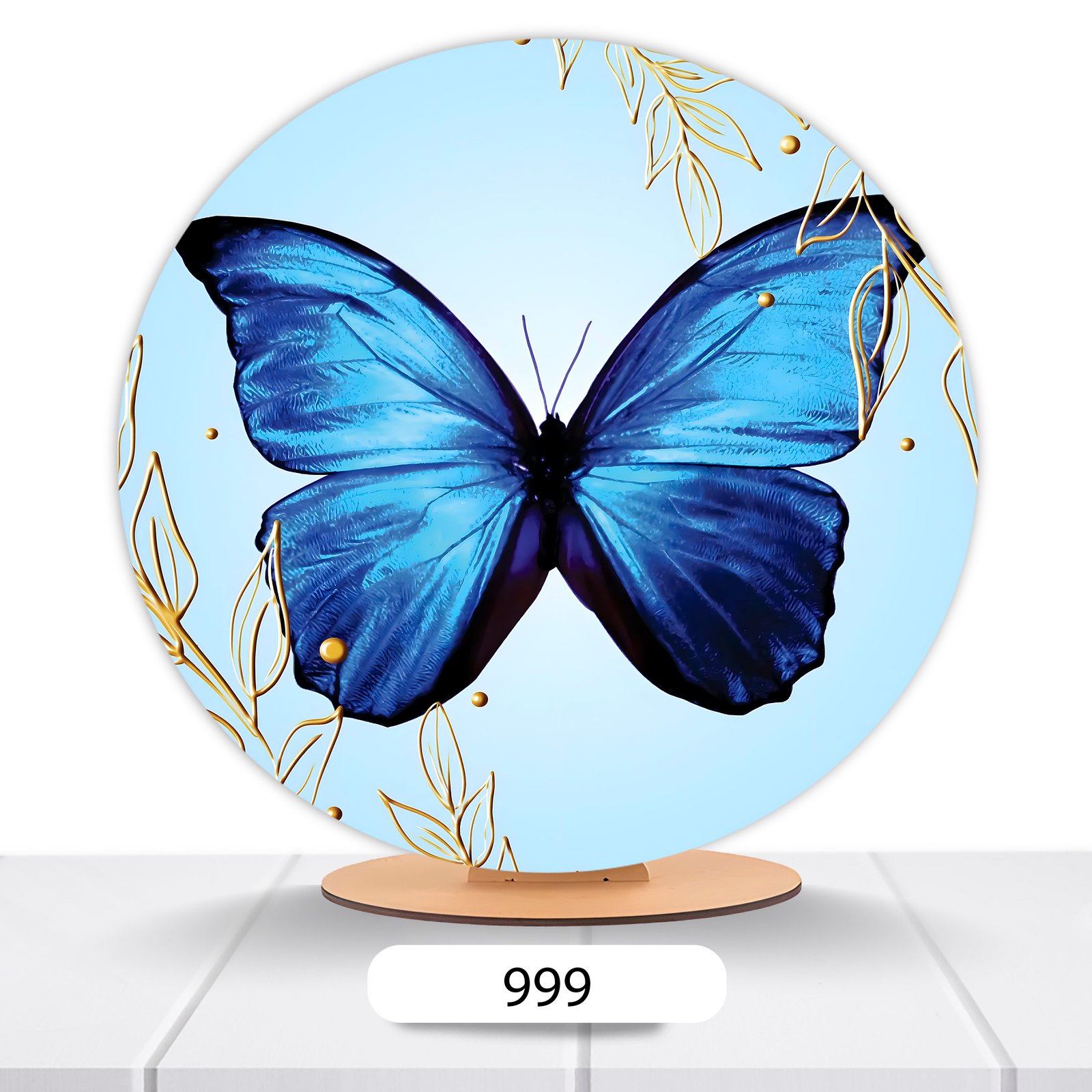 Painel Redondo Borboleta 50x50cm - Imagem 19
