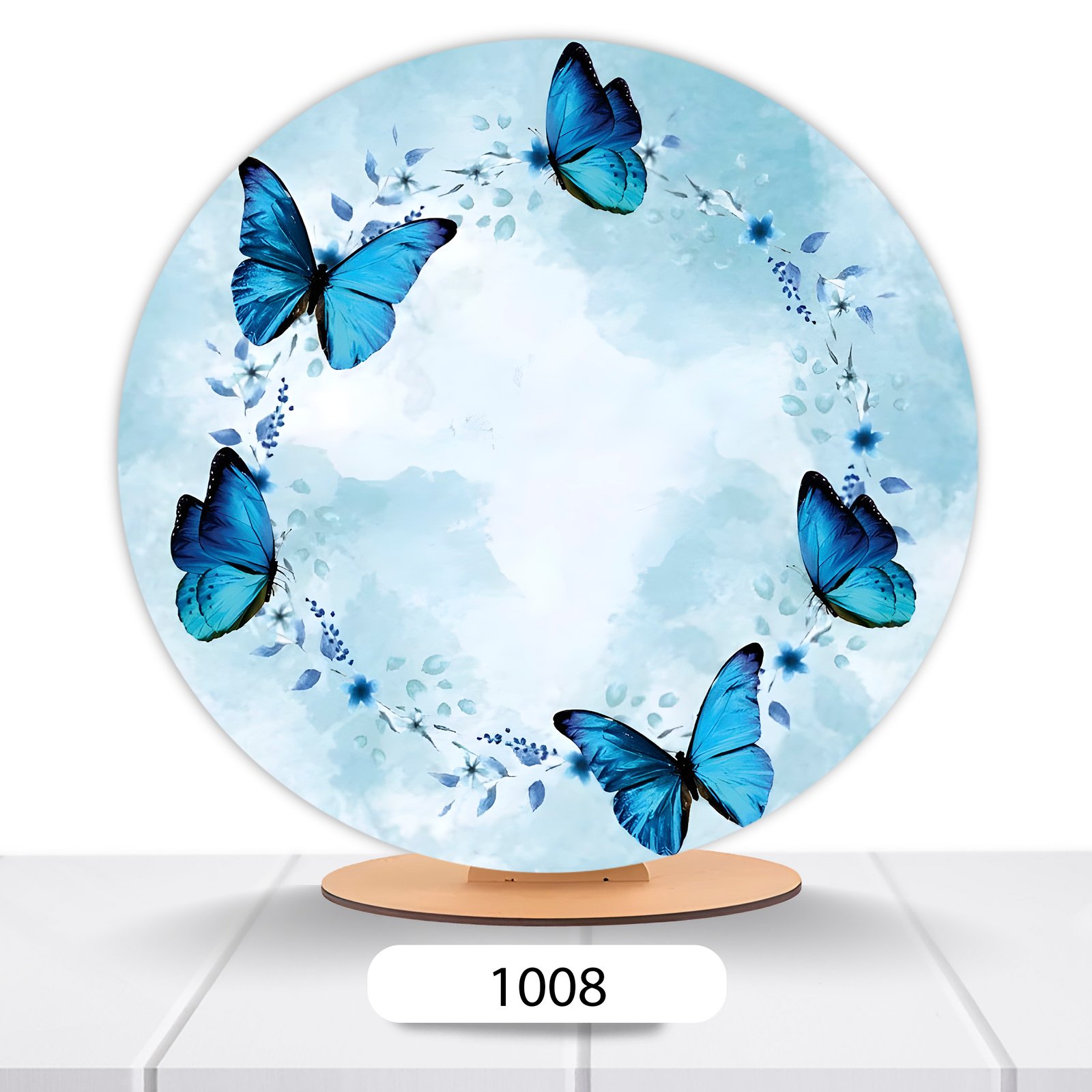 Painel Redondo Borboleta 50x50cm - Imagem 9